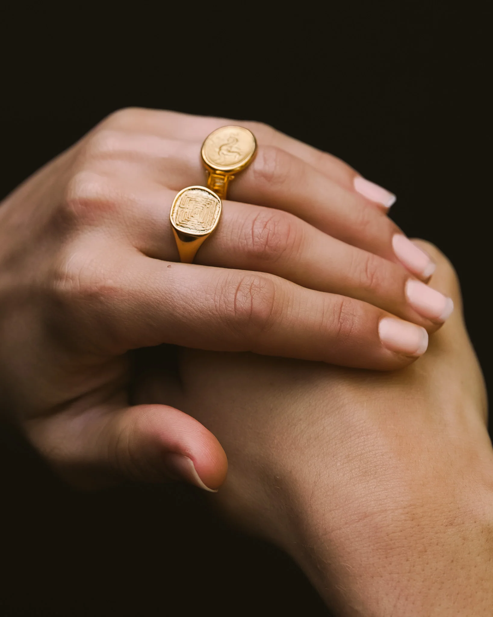 Poseidon Ring Gold Vermeil - Image 7