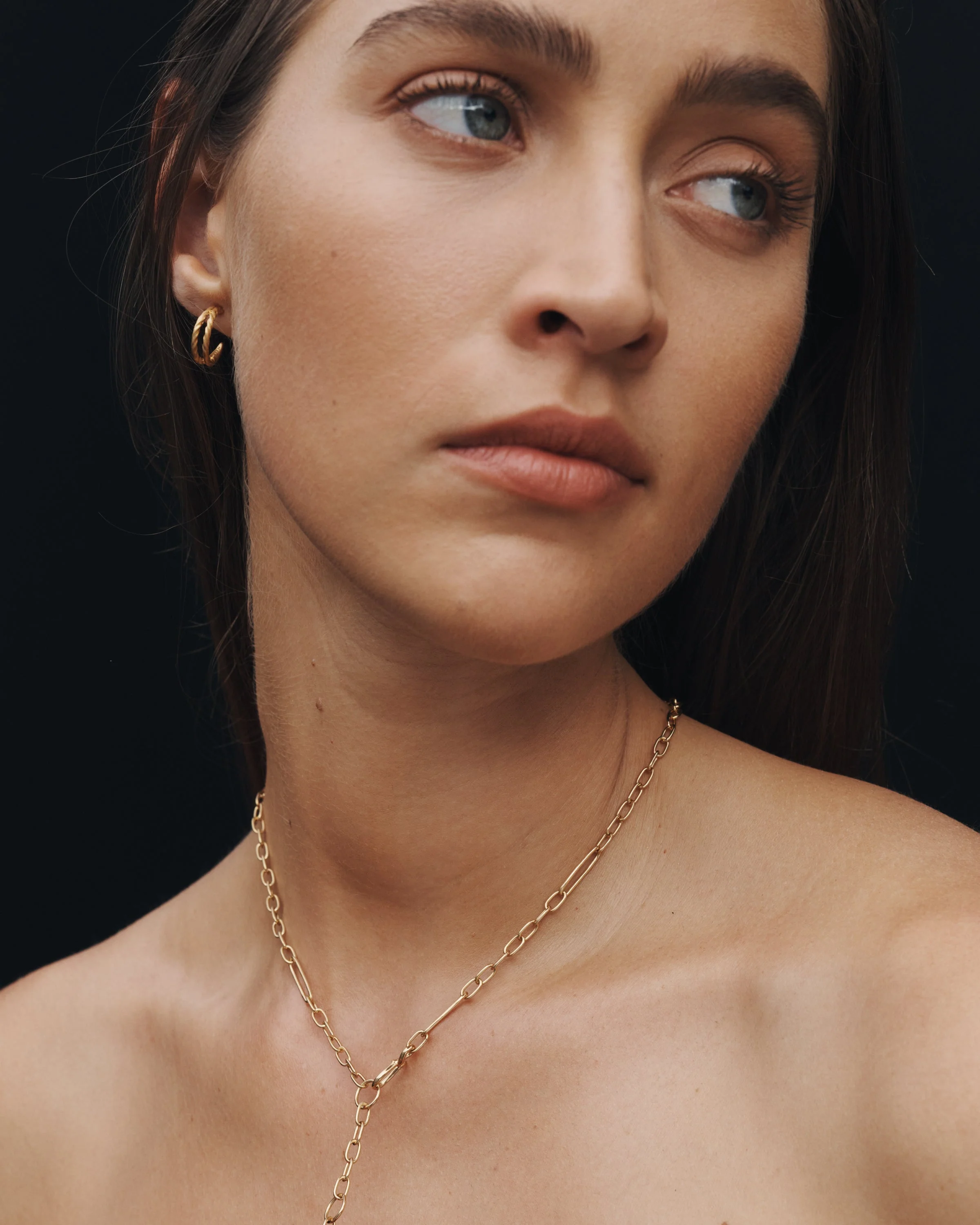 Priam Split Hoops Gold Vermeil - Image 2