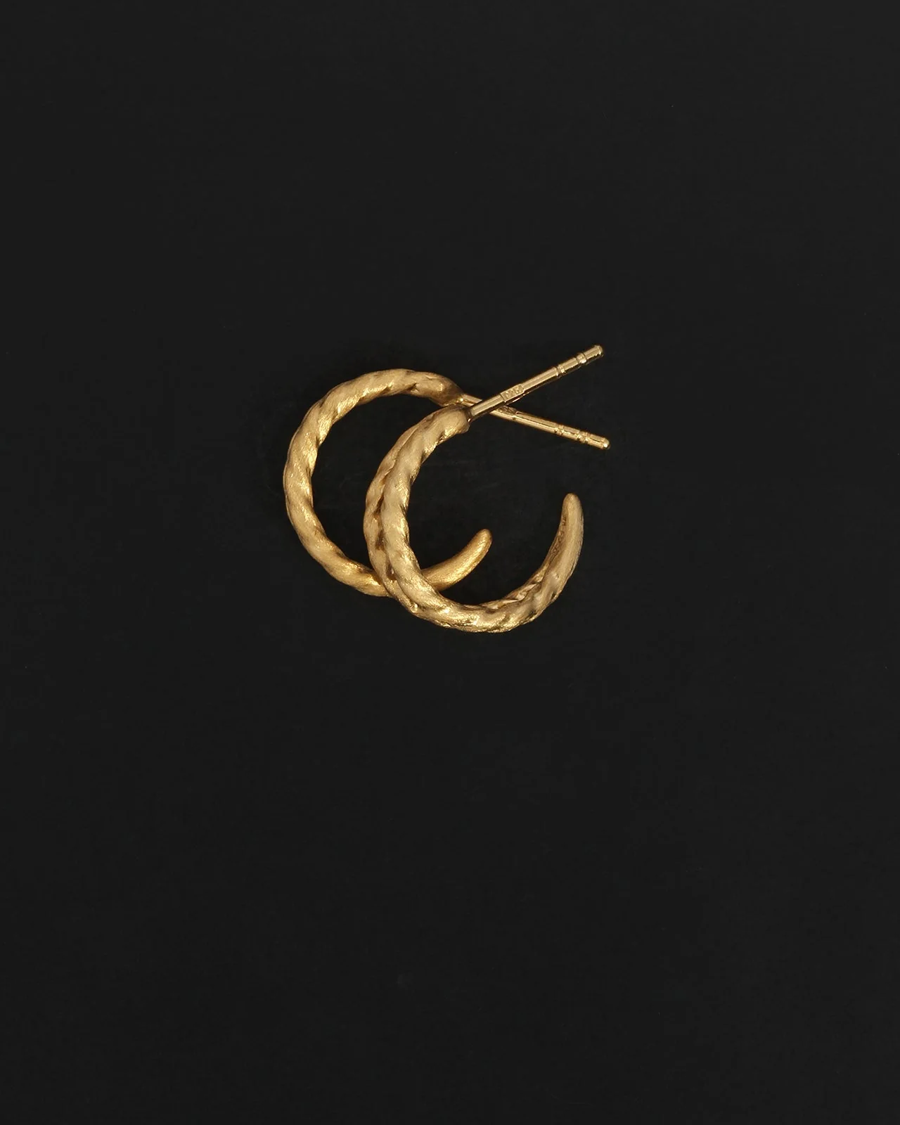 Priam Split Hoops Gold Vermeil - Image 4