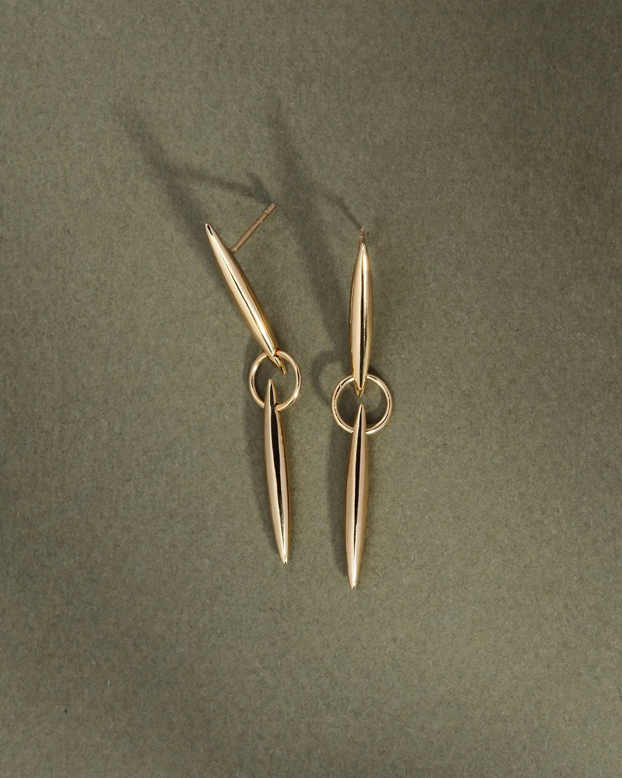 Quilla Earrings Gold Vermeil - Image 3