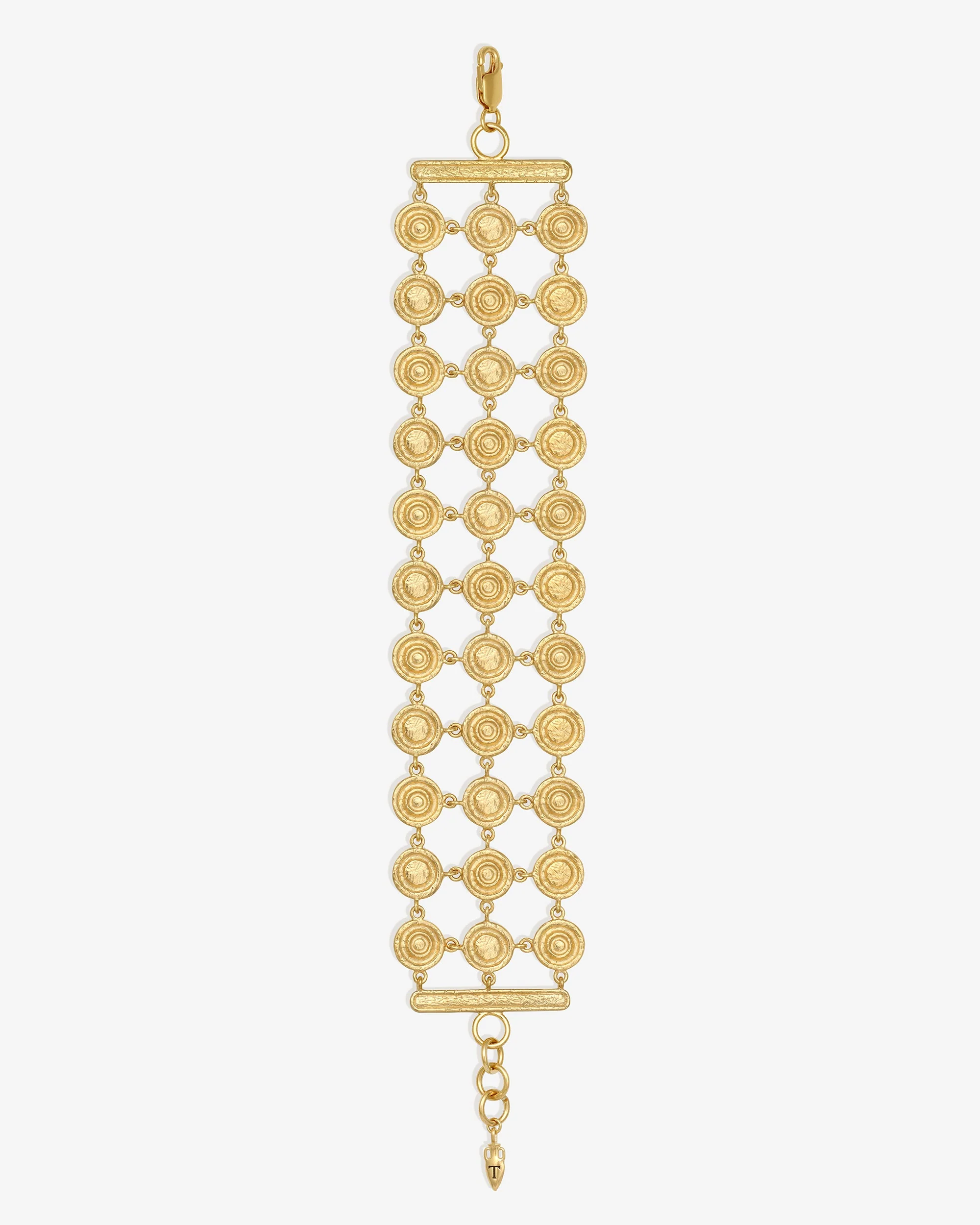 Reign Coin Bracelet Gold Vermeil