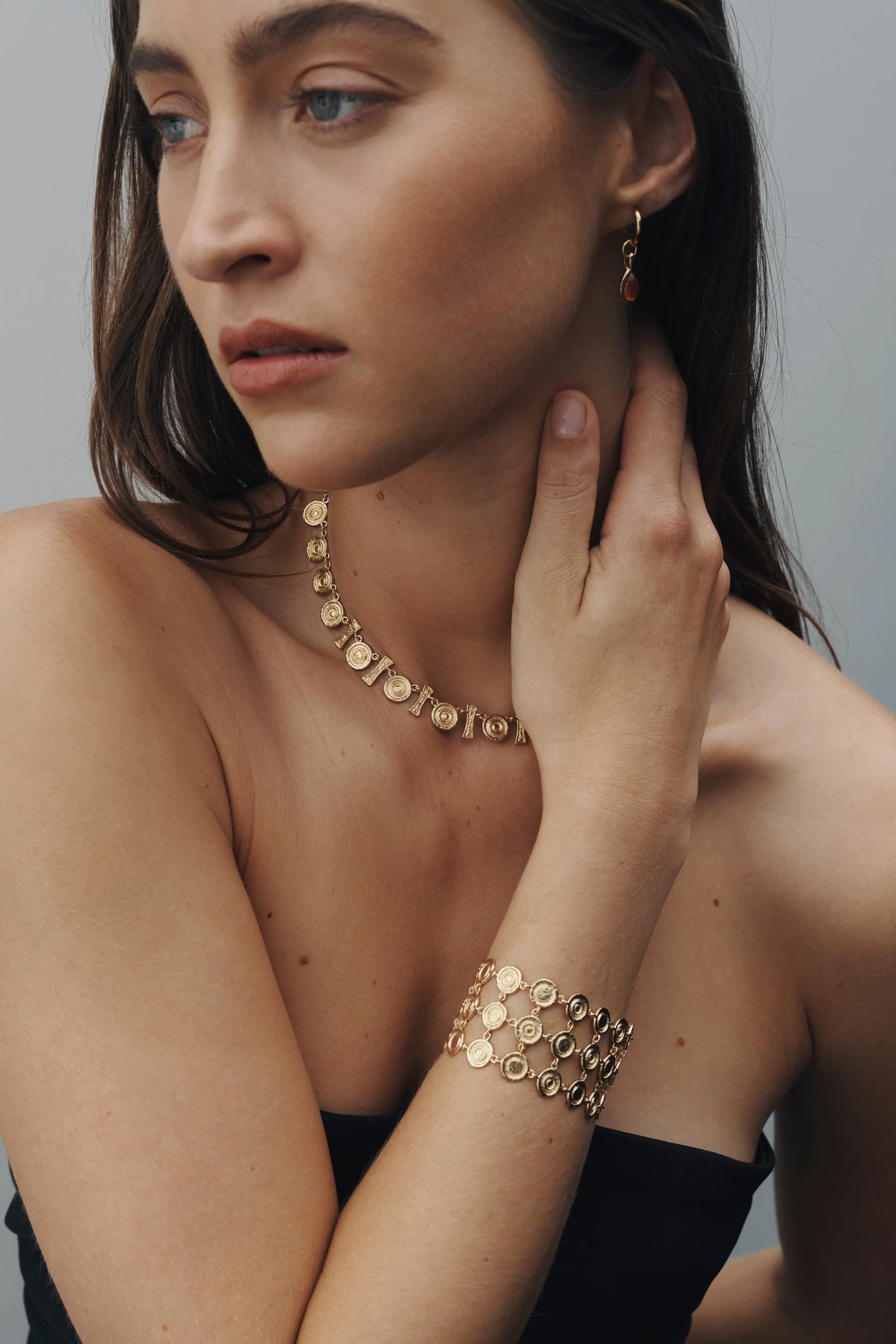 Reign Coin Bracelet Gold Vermeil - Image 2