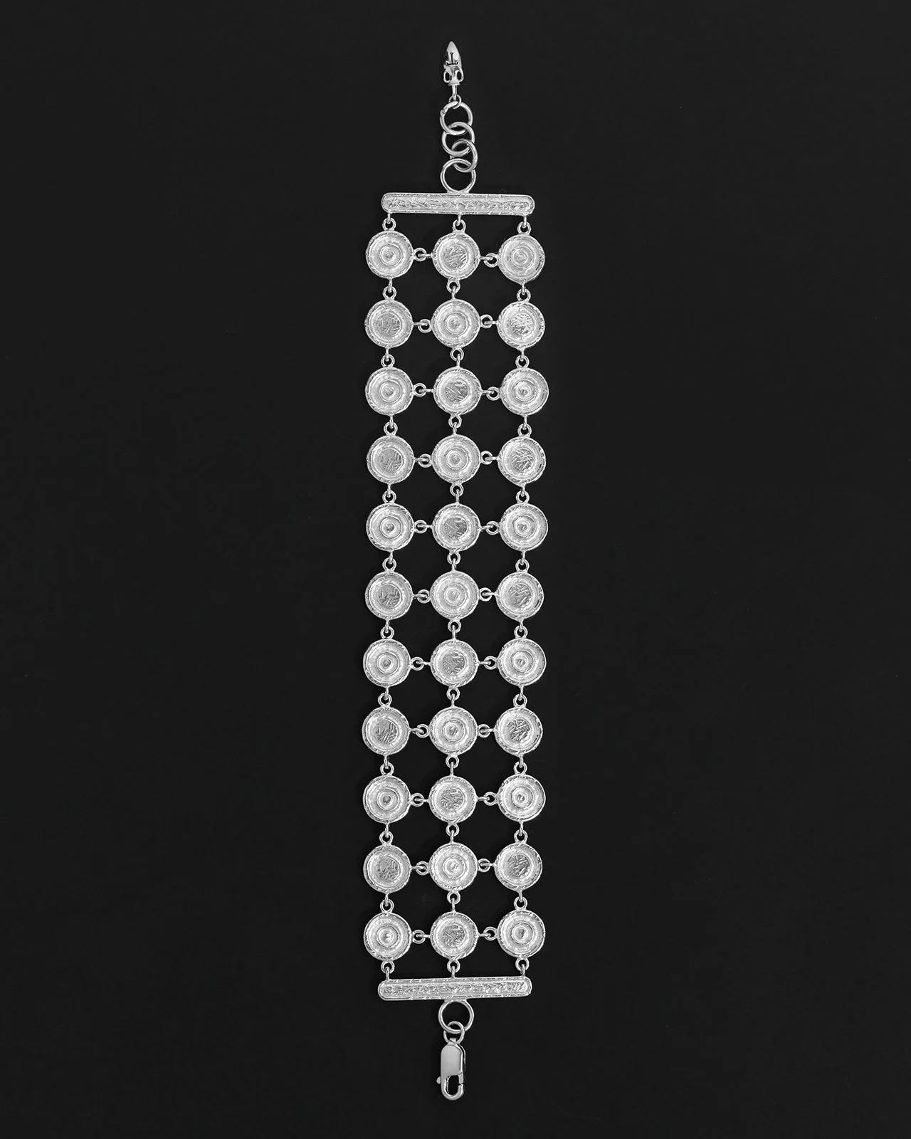 Reign Coin Bracelet Silver - Image 4