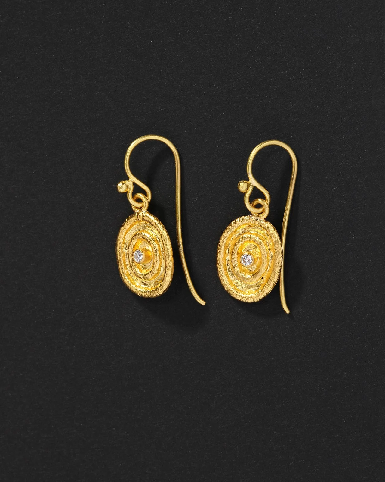Reign Earrings Diamond Solid Gold - Image 2