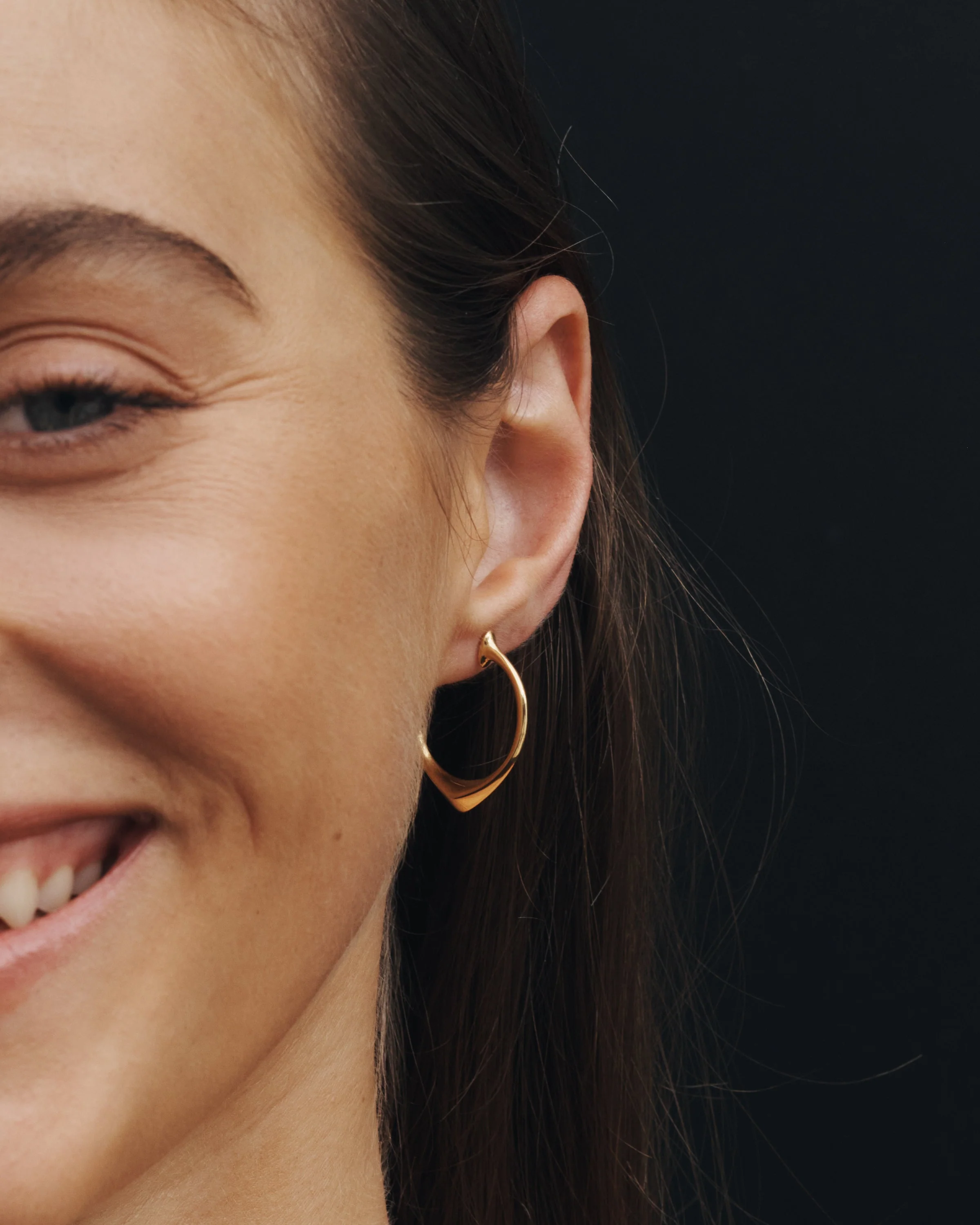Saba Hoops Gold Vermeil - Image 2