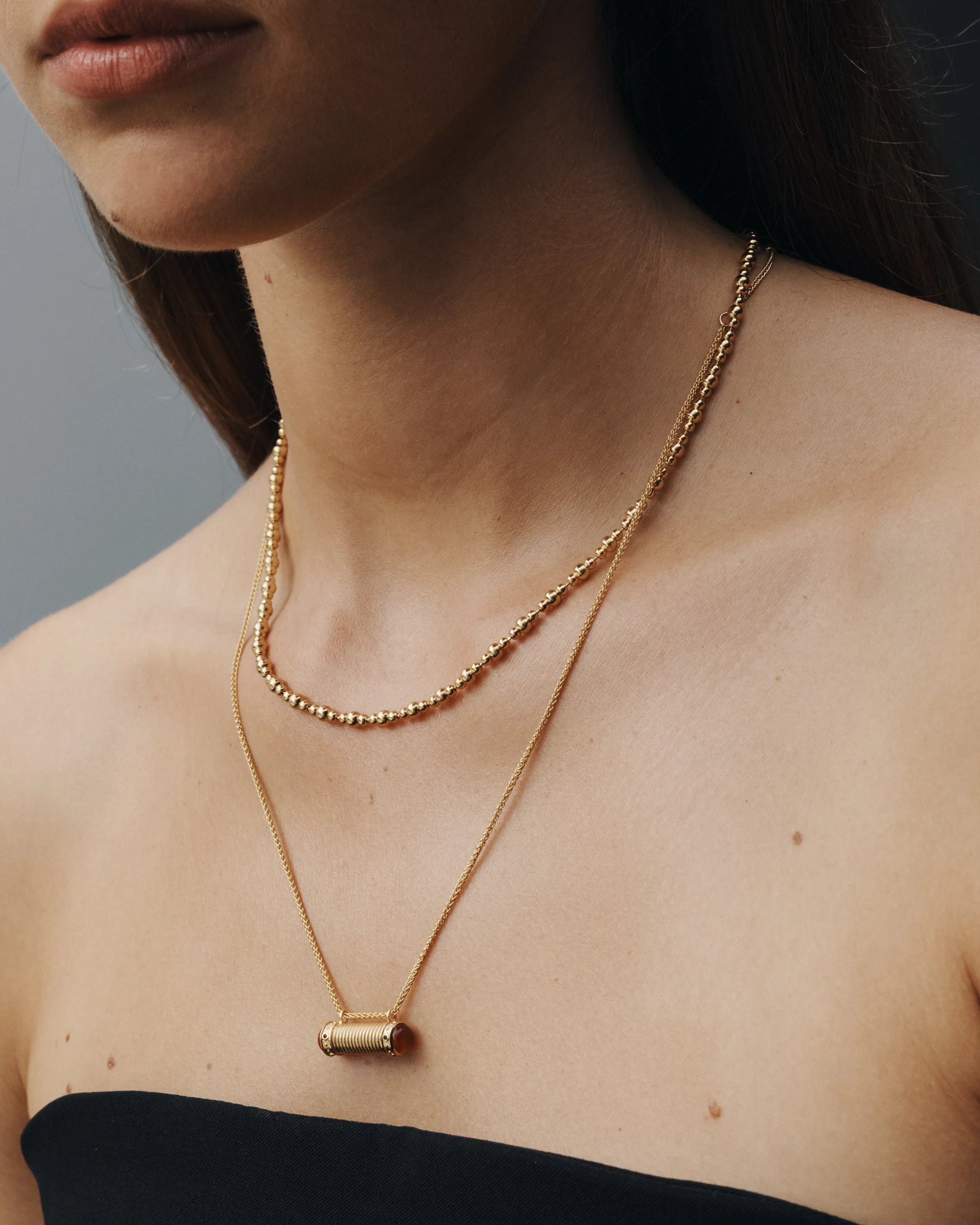 Sacred Scroll Necklace Gold Vermeil - Image 3