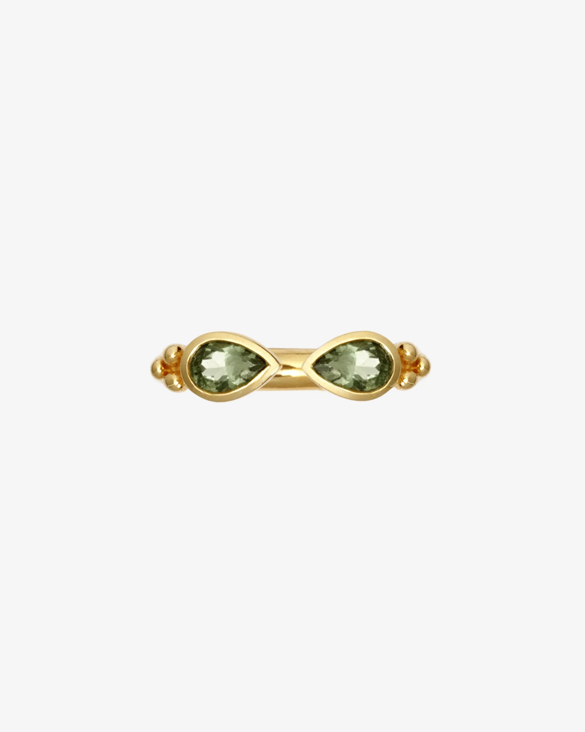 Sarra Ring Peridot Gold Vermeil - Image 3