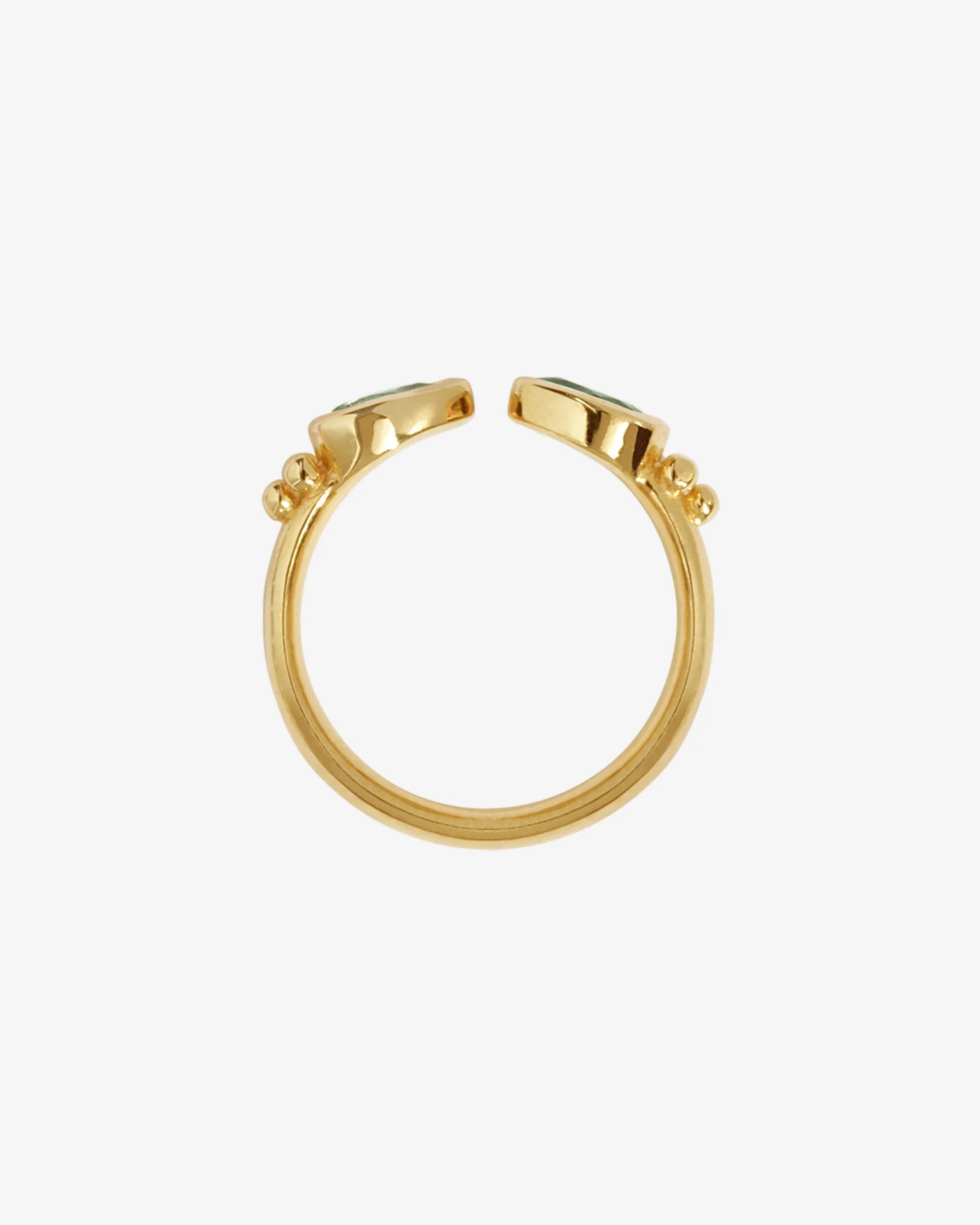 Sarra Ring Peridot Gold Vermeil - Image 4