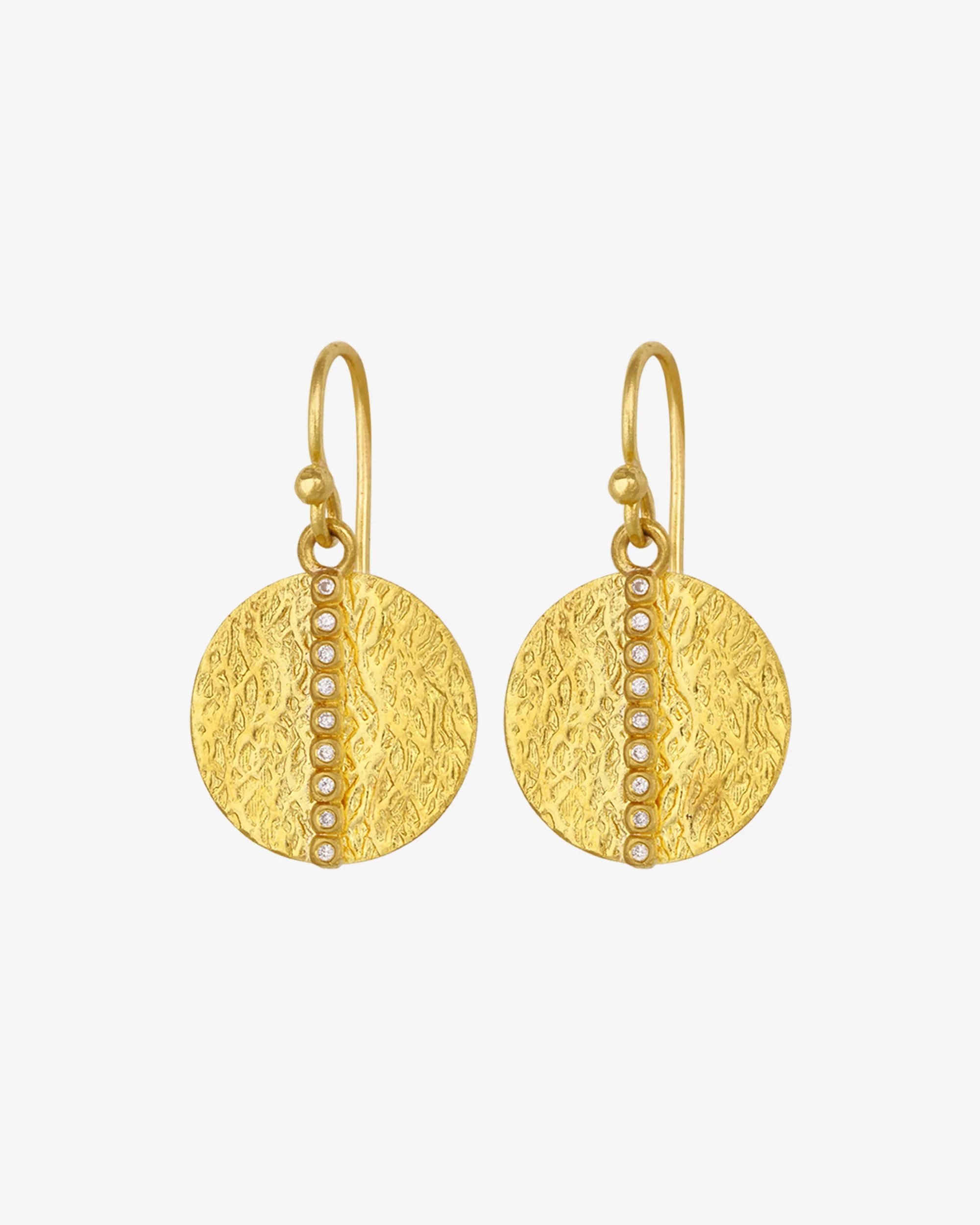 Semele Earrings Diamond Solid Gold