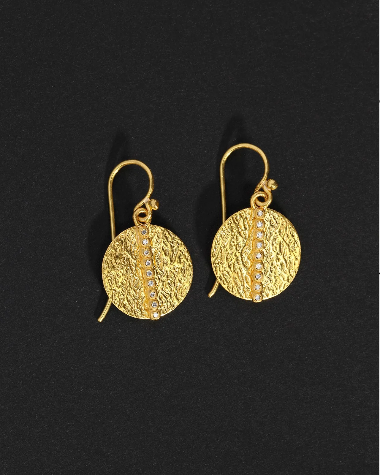 Semele Earrings Diamond Solid Gold - Image 2