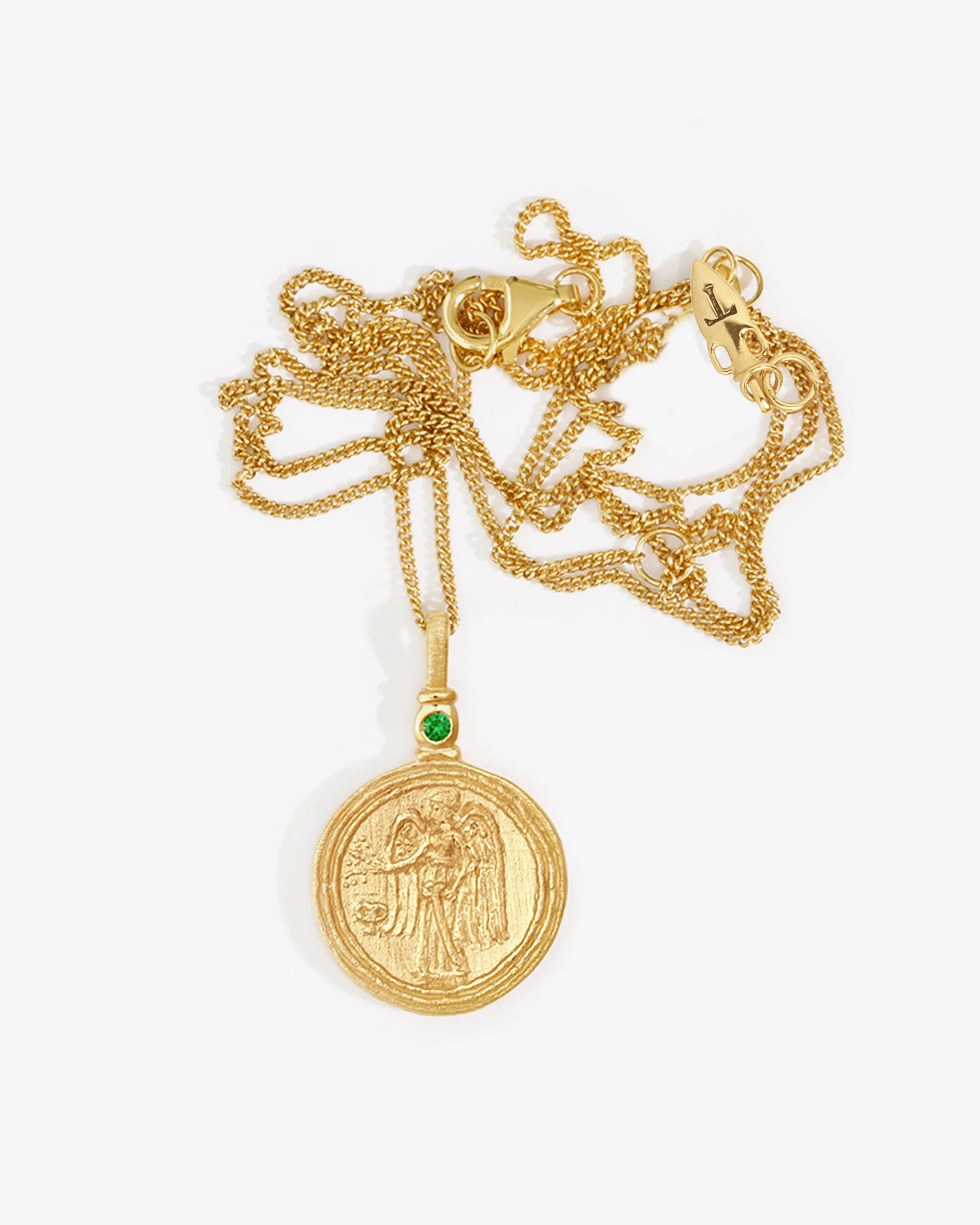 Serafina Coin Necklace Gold Vermeil - Image 5