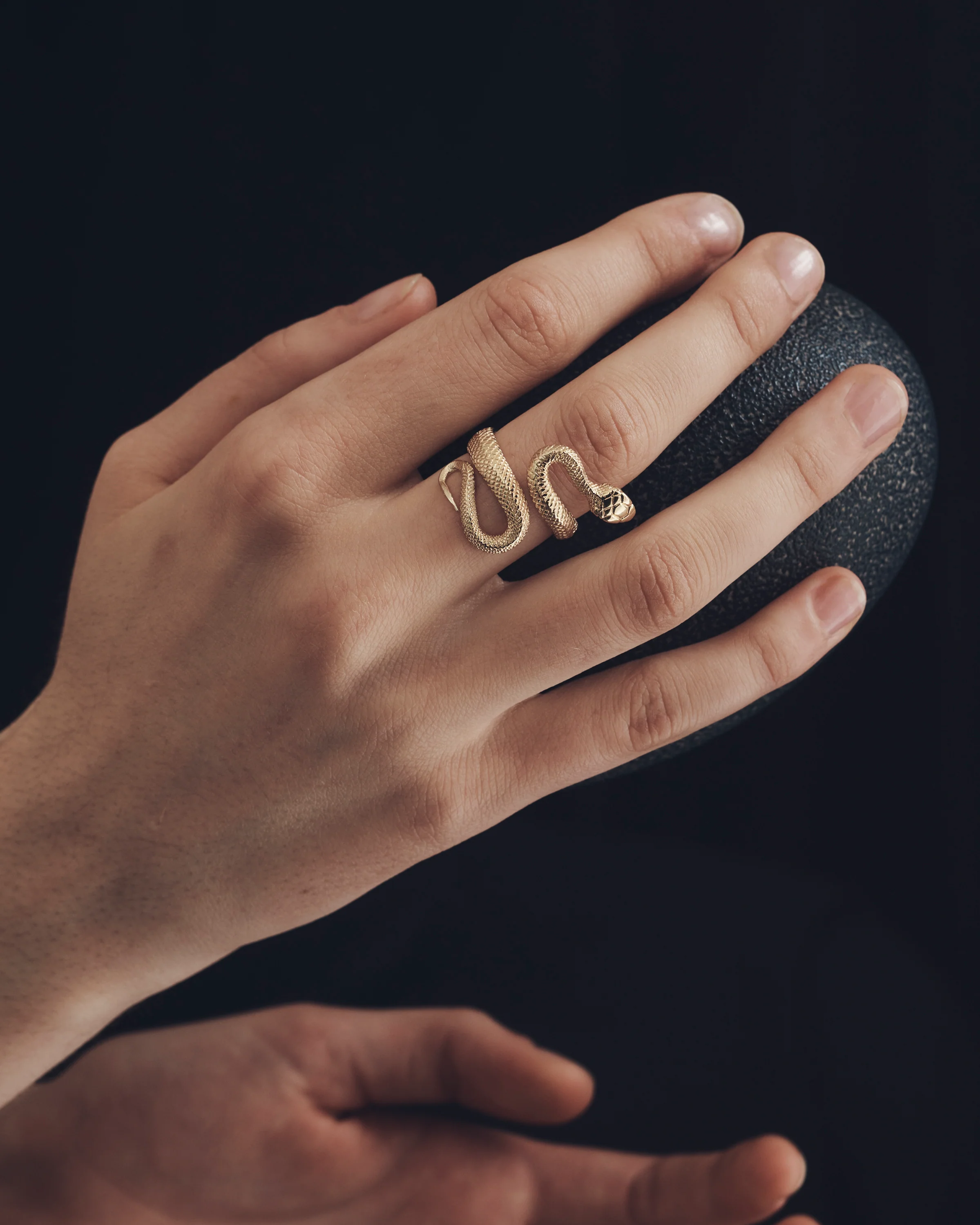 Serpent Ring Gold Vermeil - Image 3