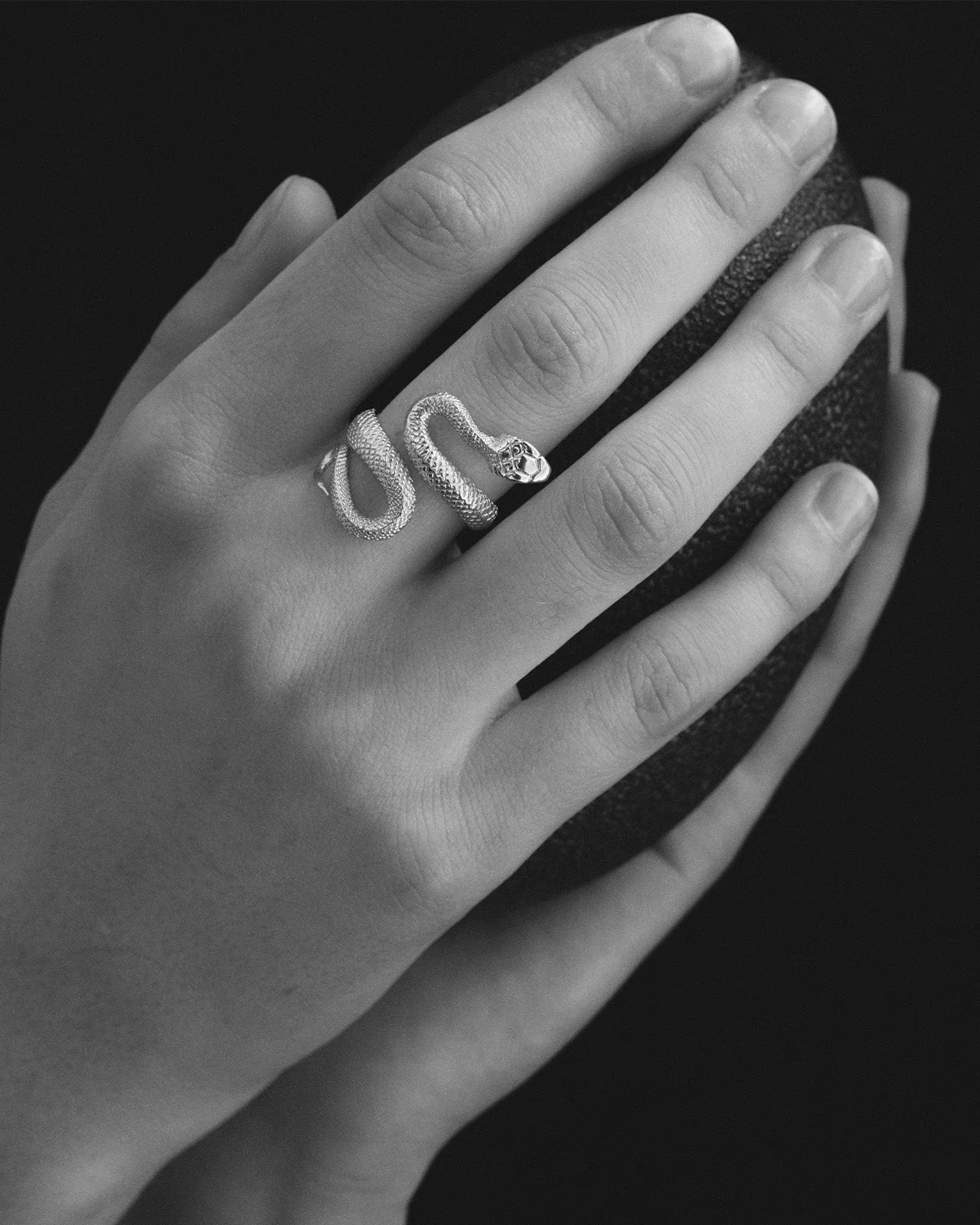 Serpent Ring Silver - Image 3