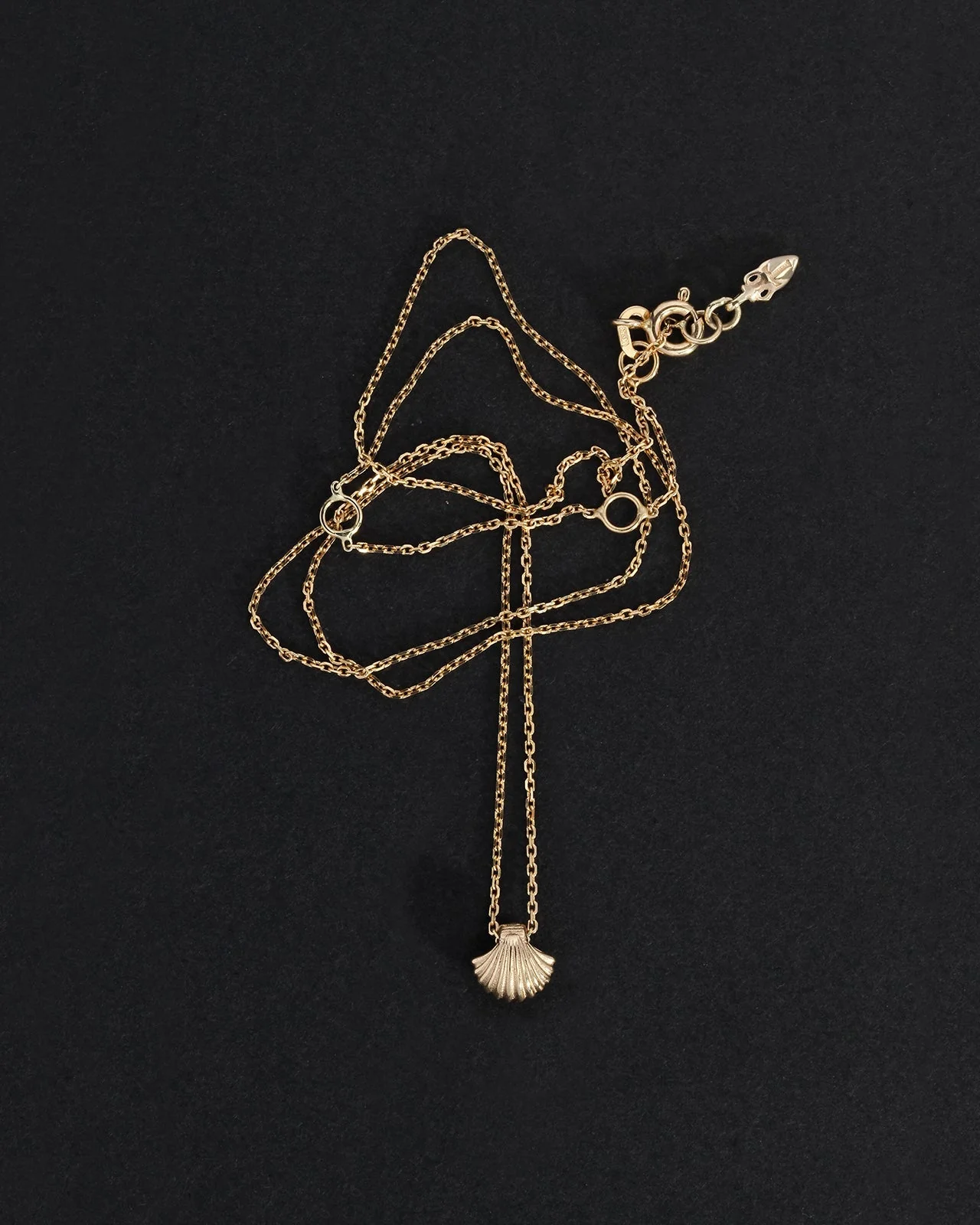 Sia Sliding Necklace Solid Gold - Image 3