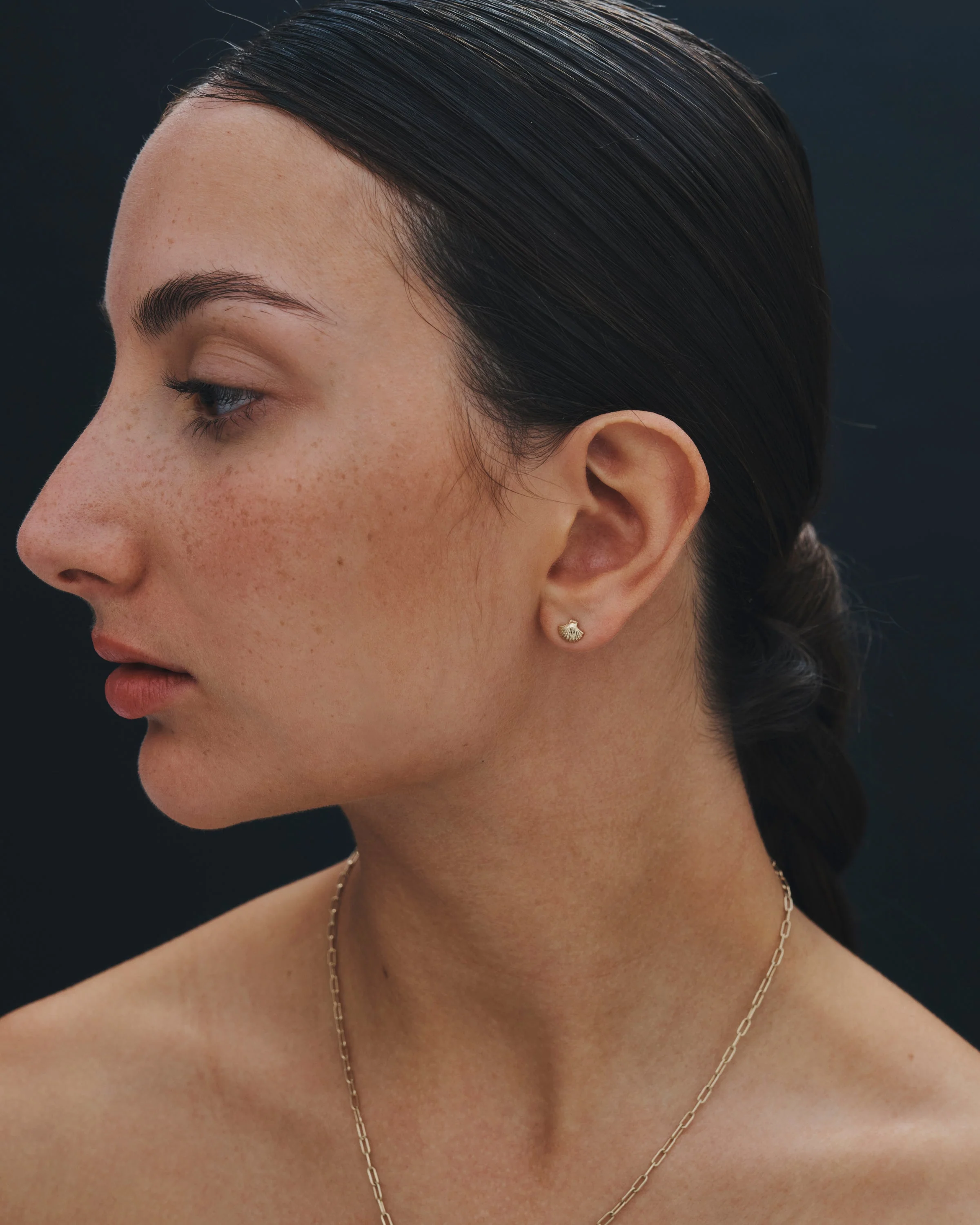 Sia Studs Solid Gold - Image 3