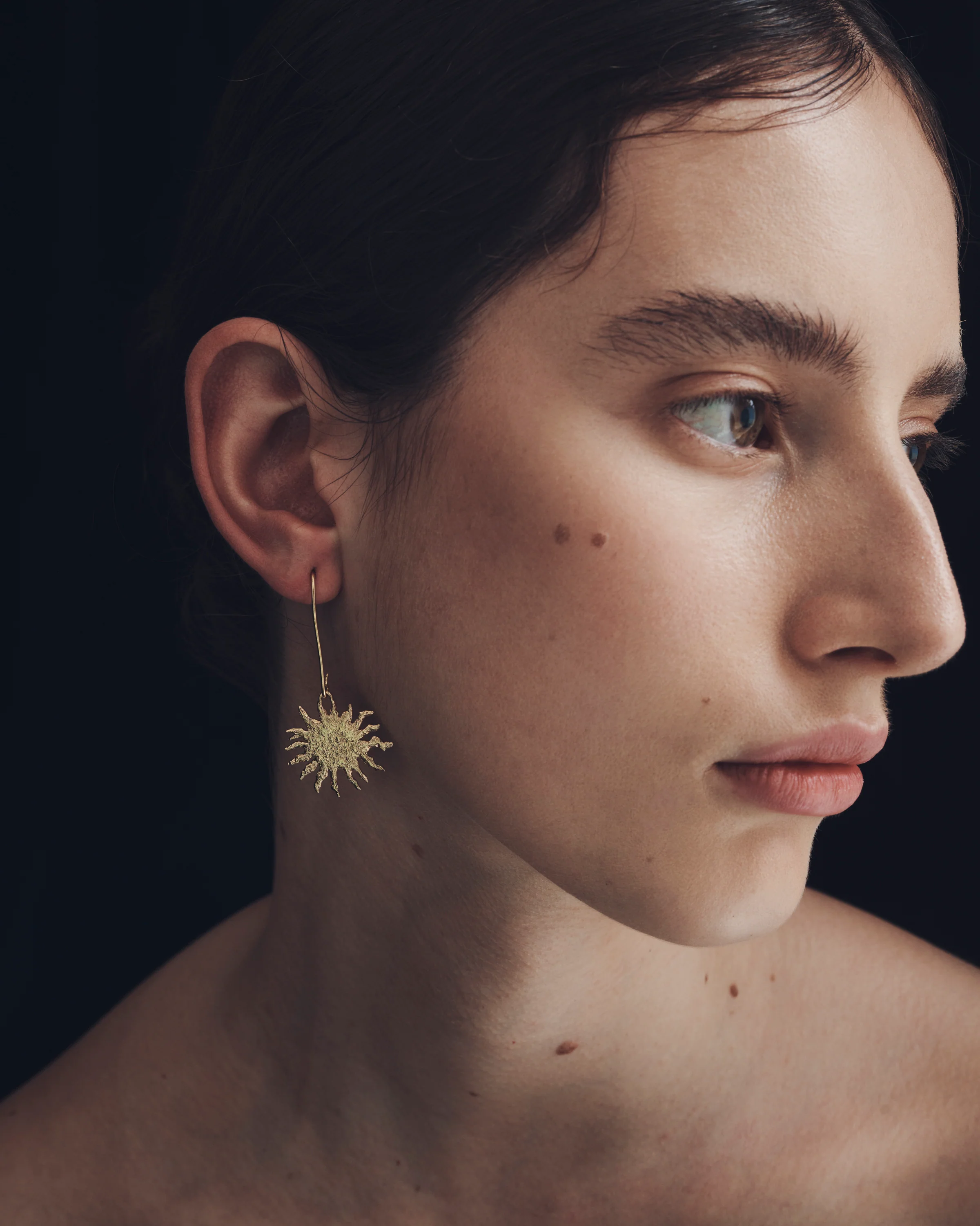 Soleil Earrings Gold Vermeil - Image 2