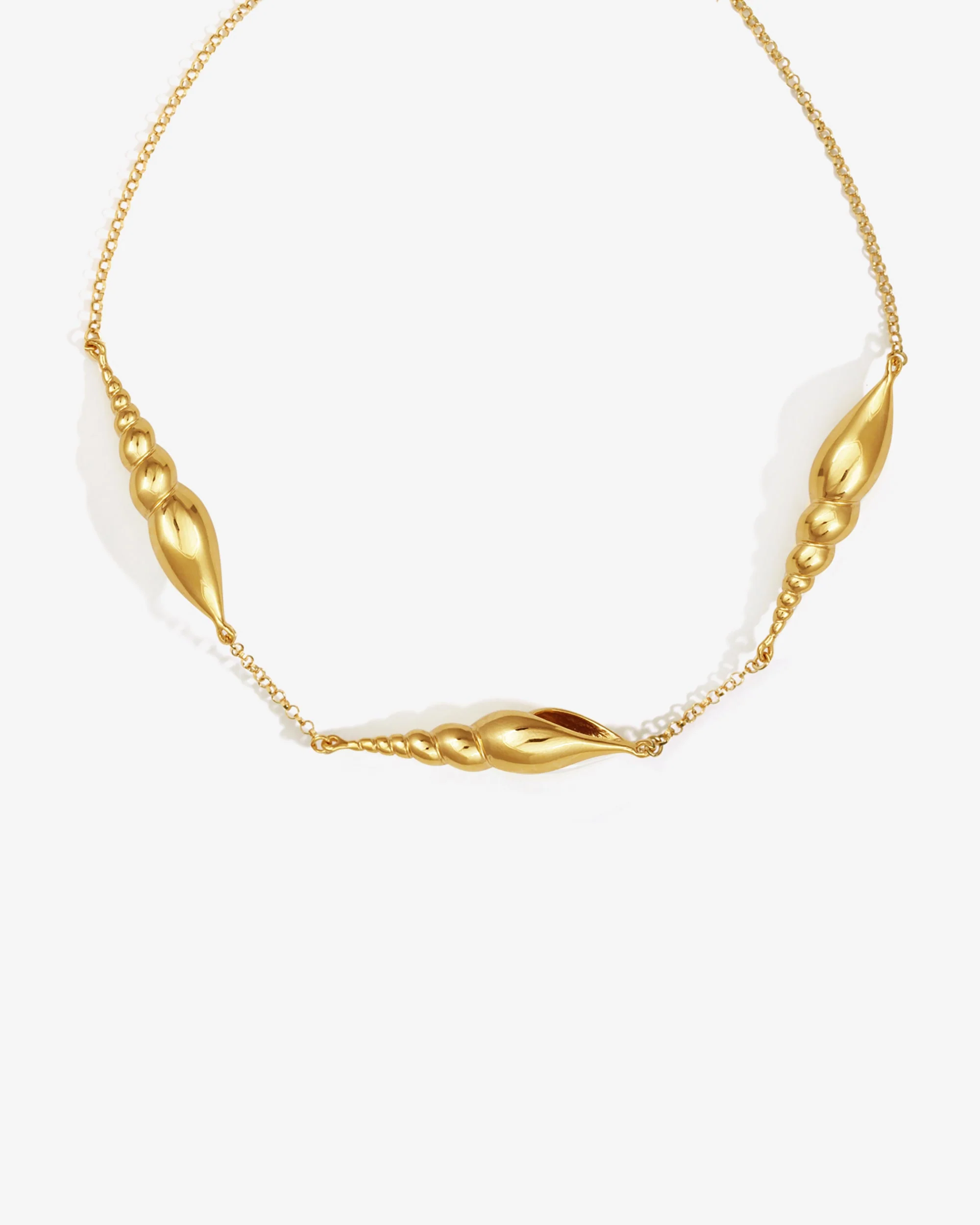 Spire Necklace Gold Vermeil