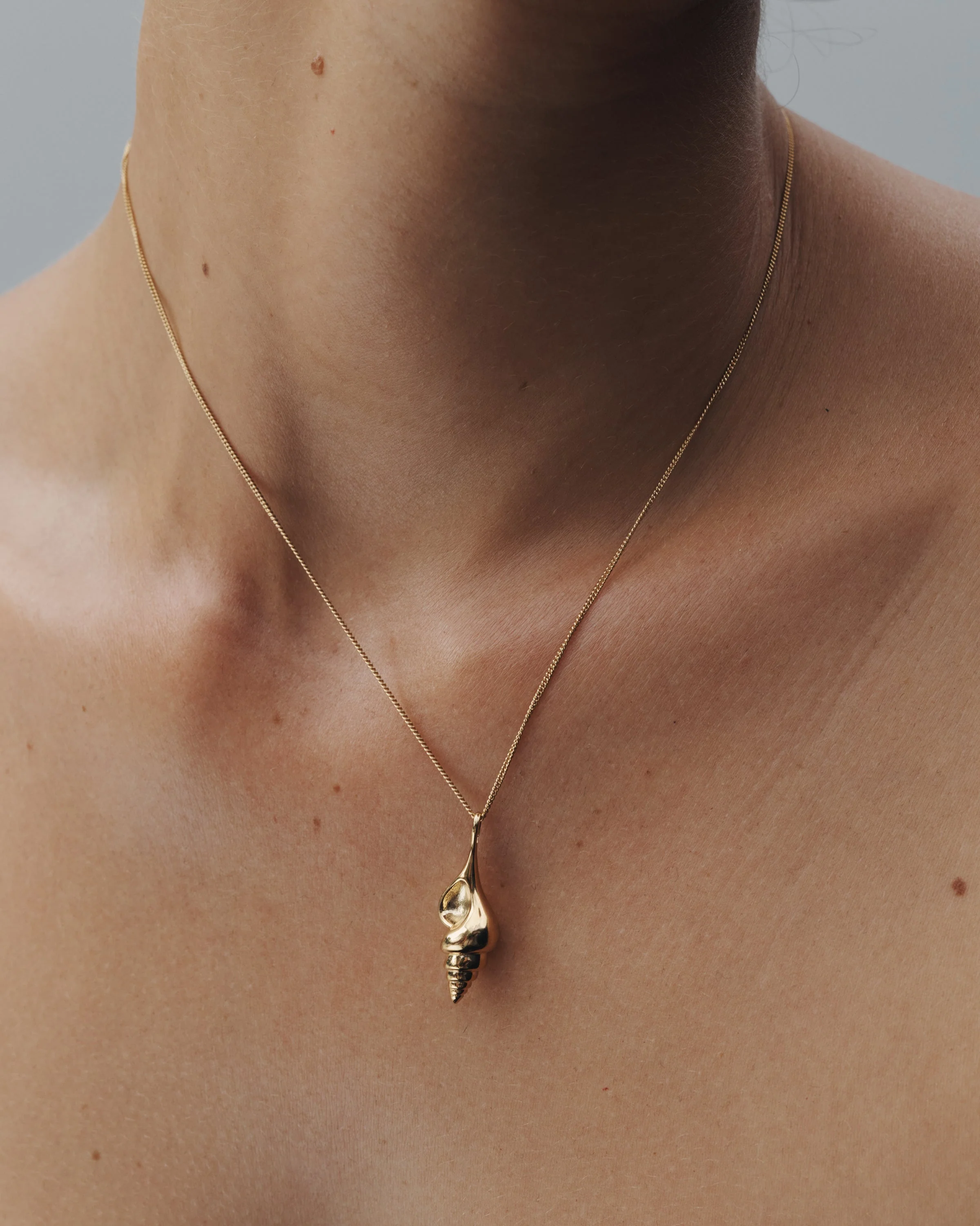 Spire Pendant Necklace Gold Vermeil - Image 2