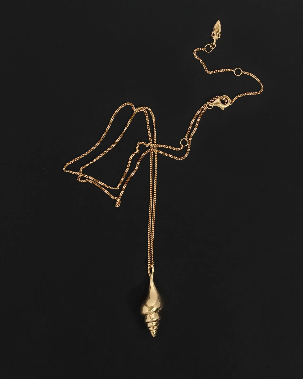 Spire Pendant Necklace Gold Vermeil - Image 4