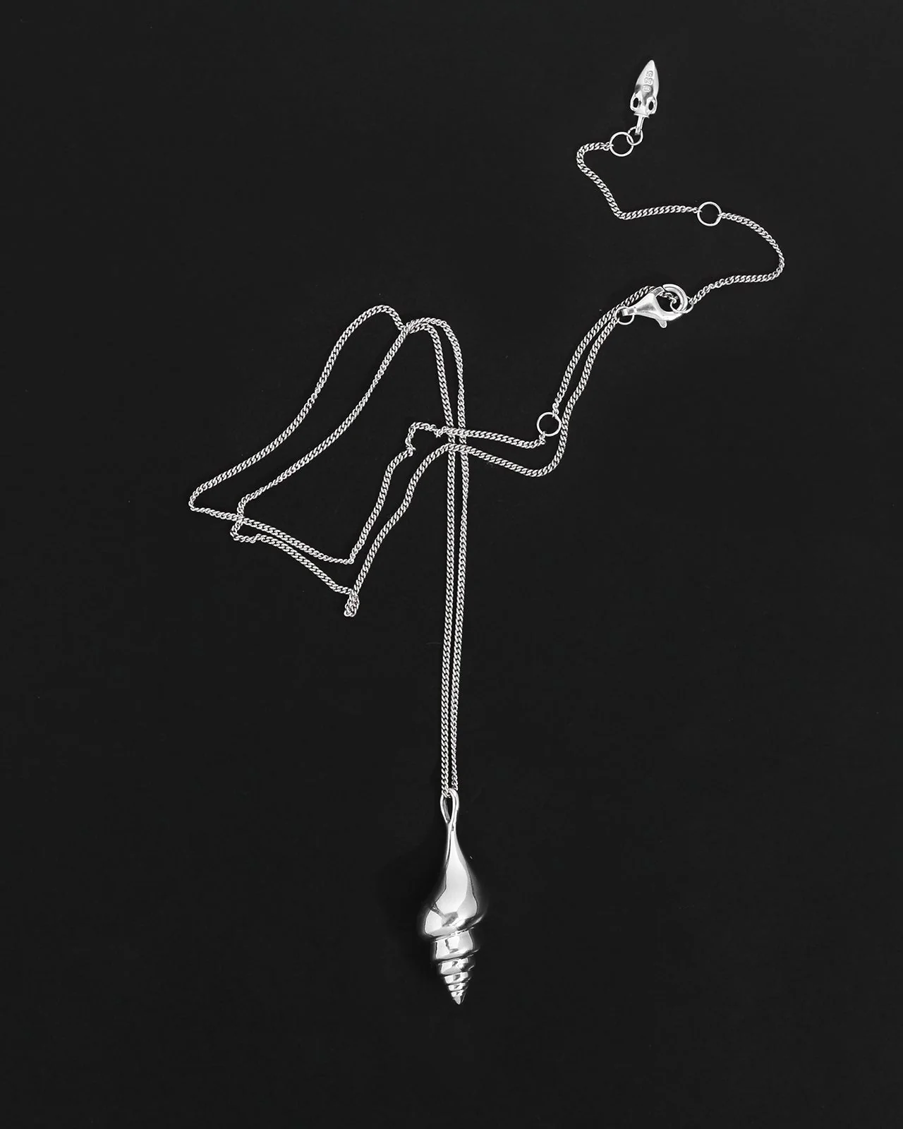 Spire Pendant Necklace Silver - Image 4