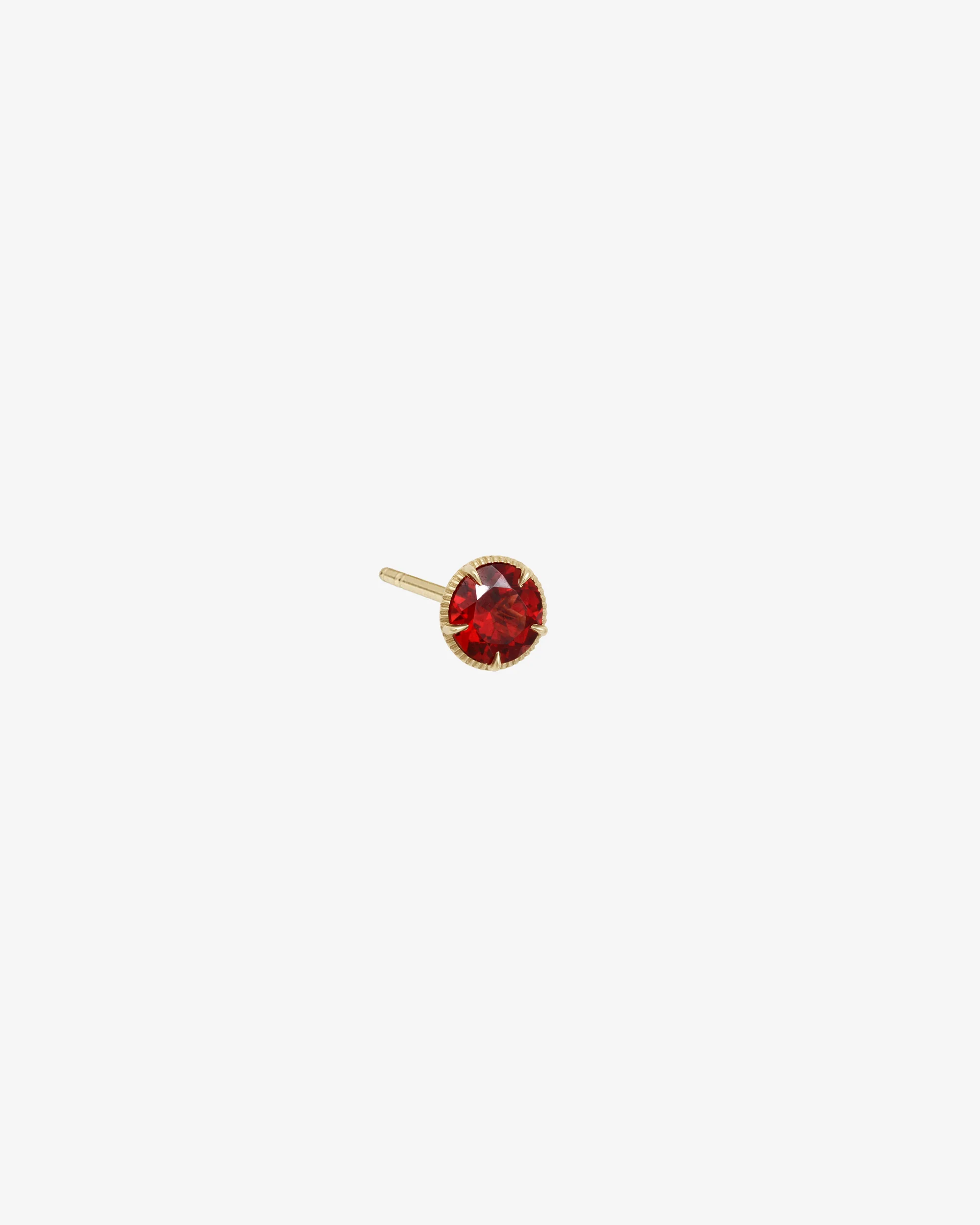 Stella 0.50ct Garnet Earrings Solid Gold - Image 4