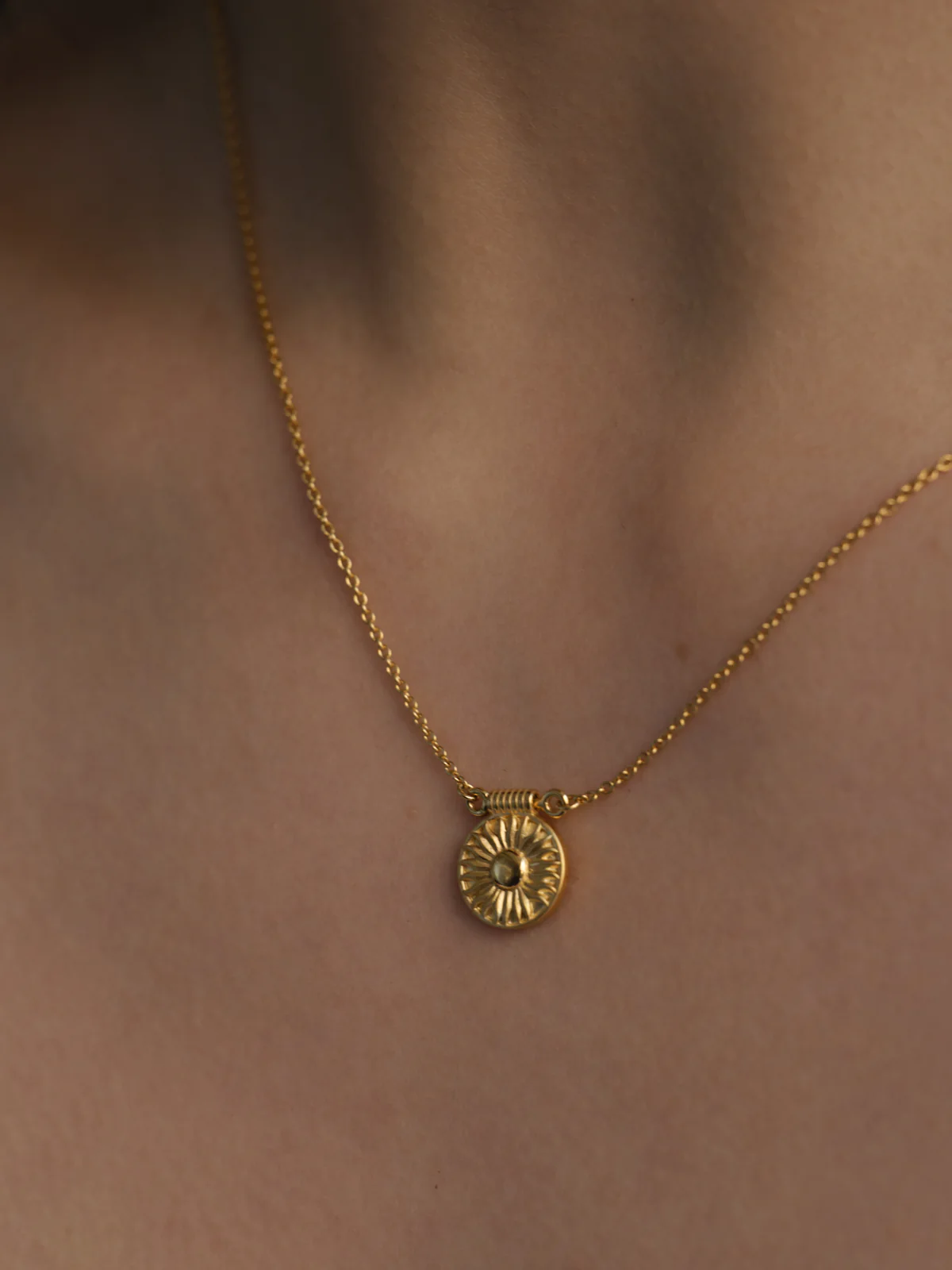 Sunny Necklace Gold Vermeil - Image 4