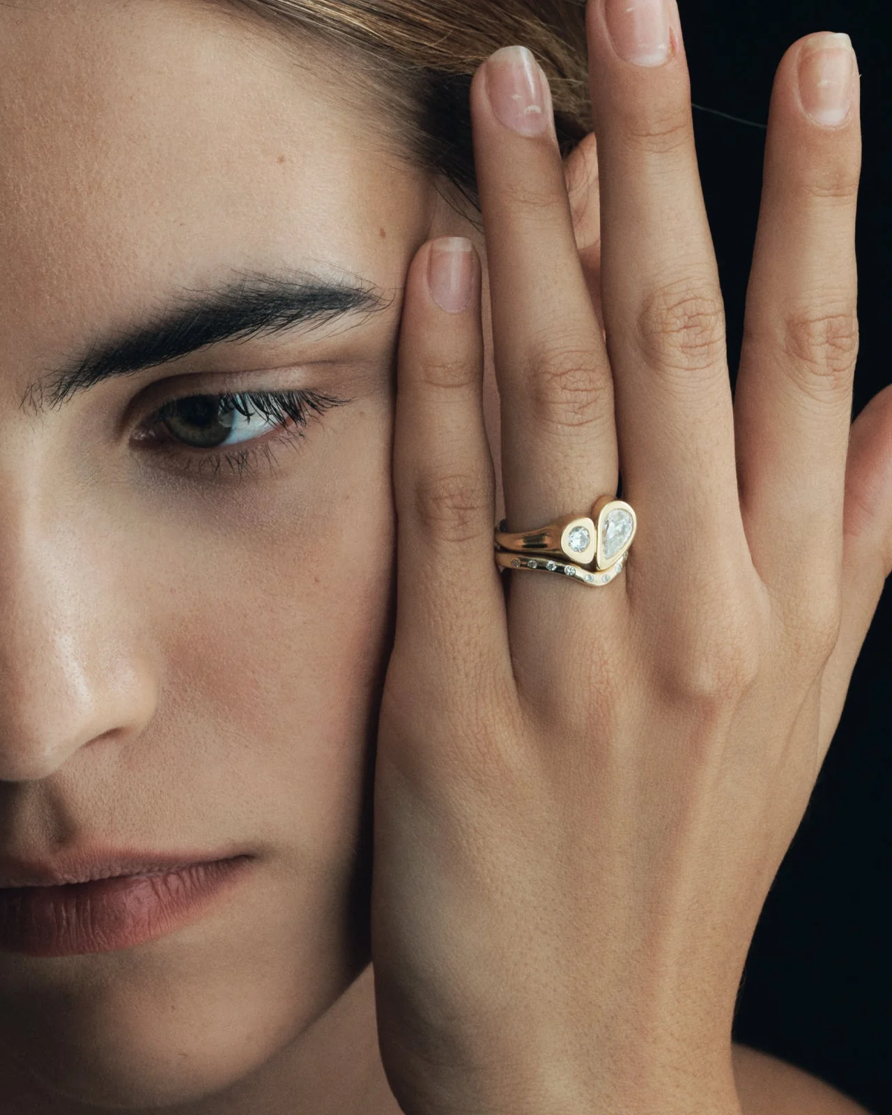 Synergy Arch Ring Diamond Solid Gold - Image 5