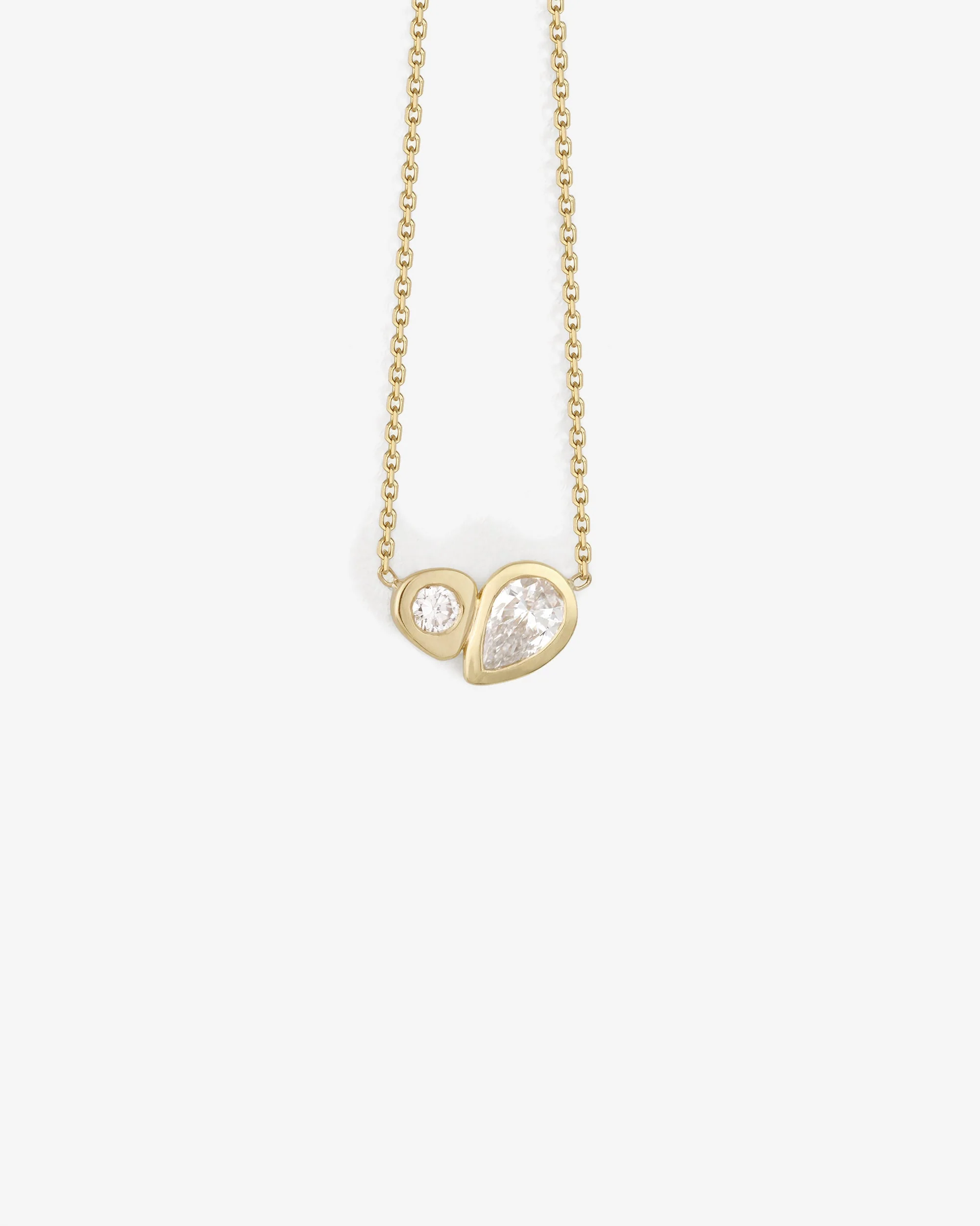 Synergy Necklace Diamond Solid Gold