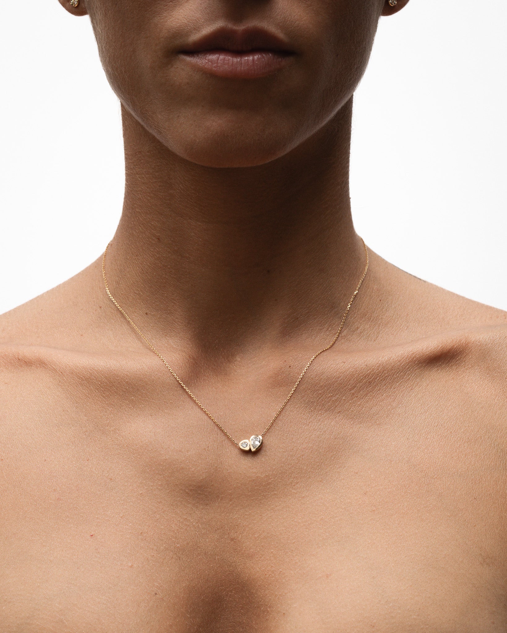 Synergy Necklace Diamond Solid Gold - Image 3