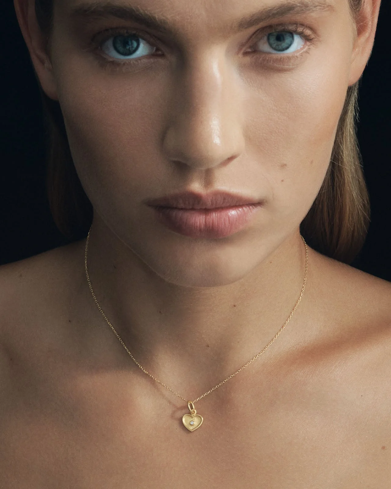 Tala Necklace Heart Solid Gold - Image 2