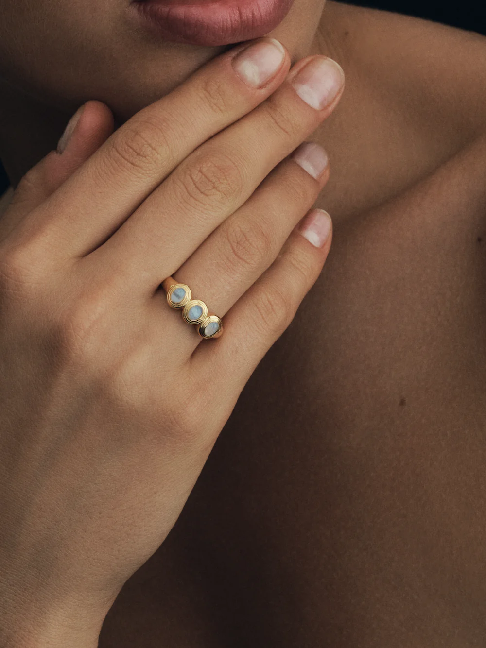 Talis Trilogy Ring Gold Vermeil - Image 2