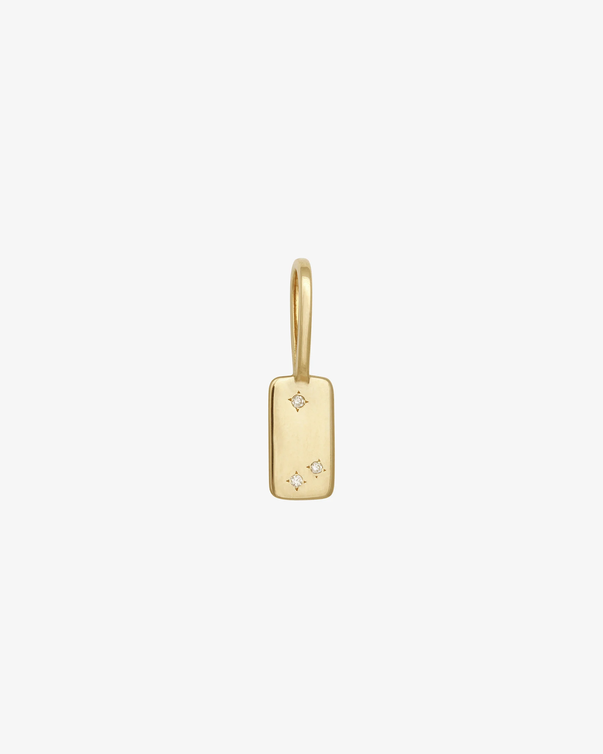 Tarot Charm Cluster Diamond Solid Gold