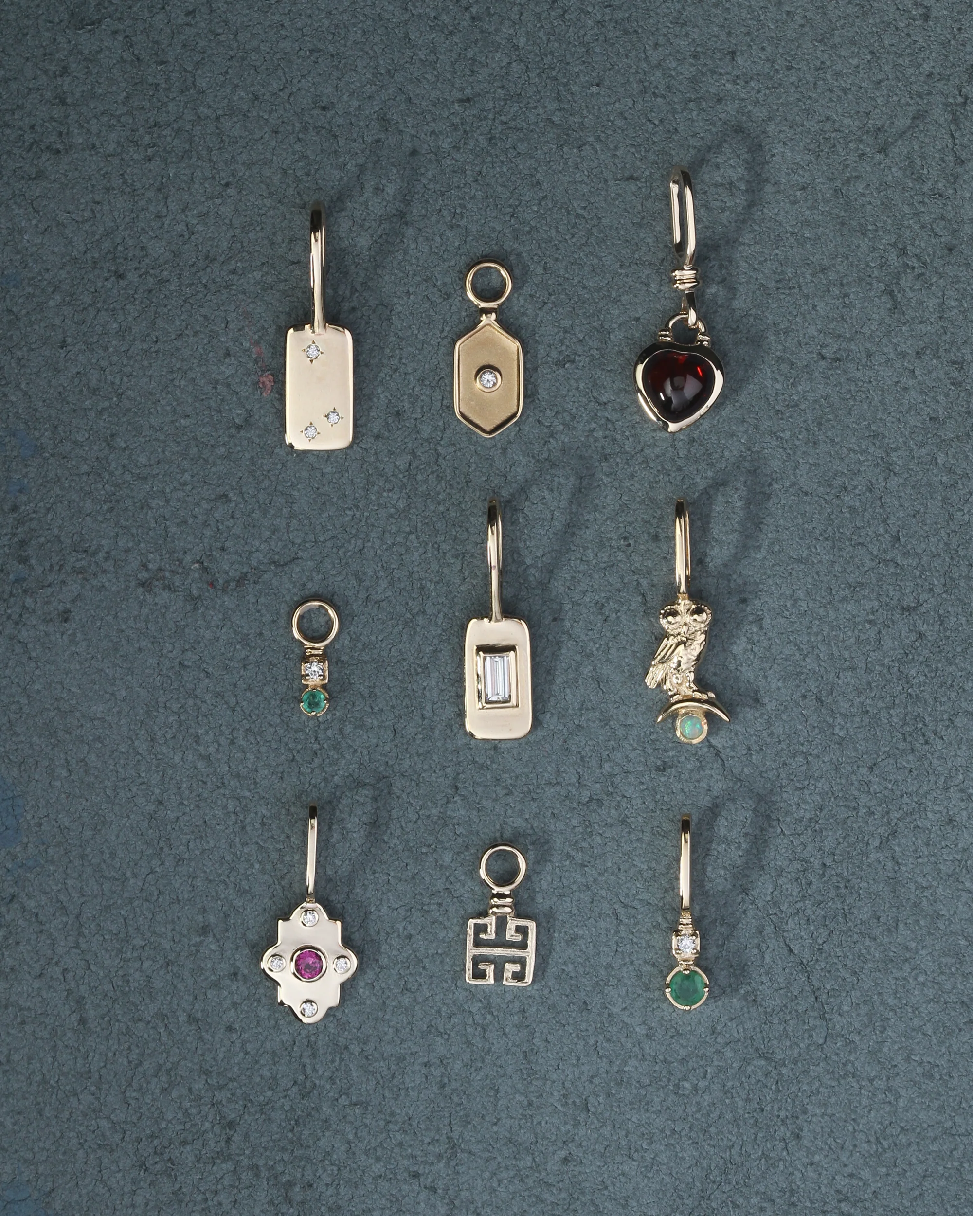 Tarot Charm Cluster Diamond Solid Gold - Image 4