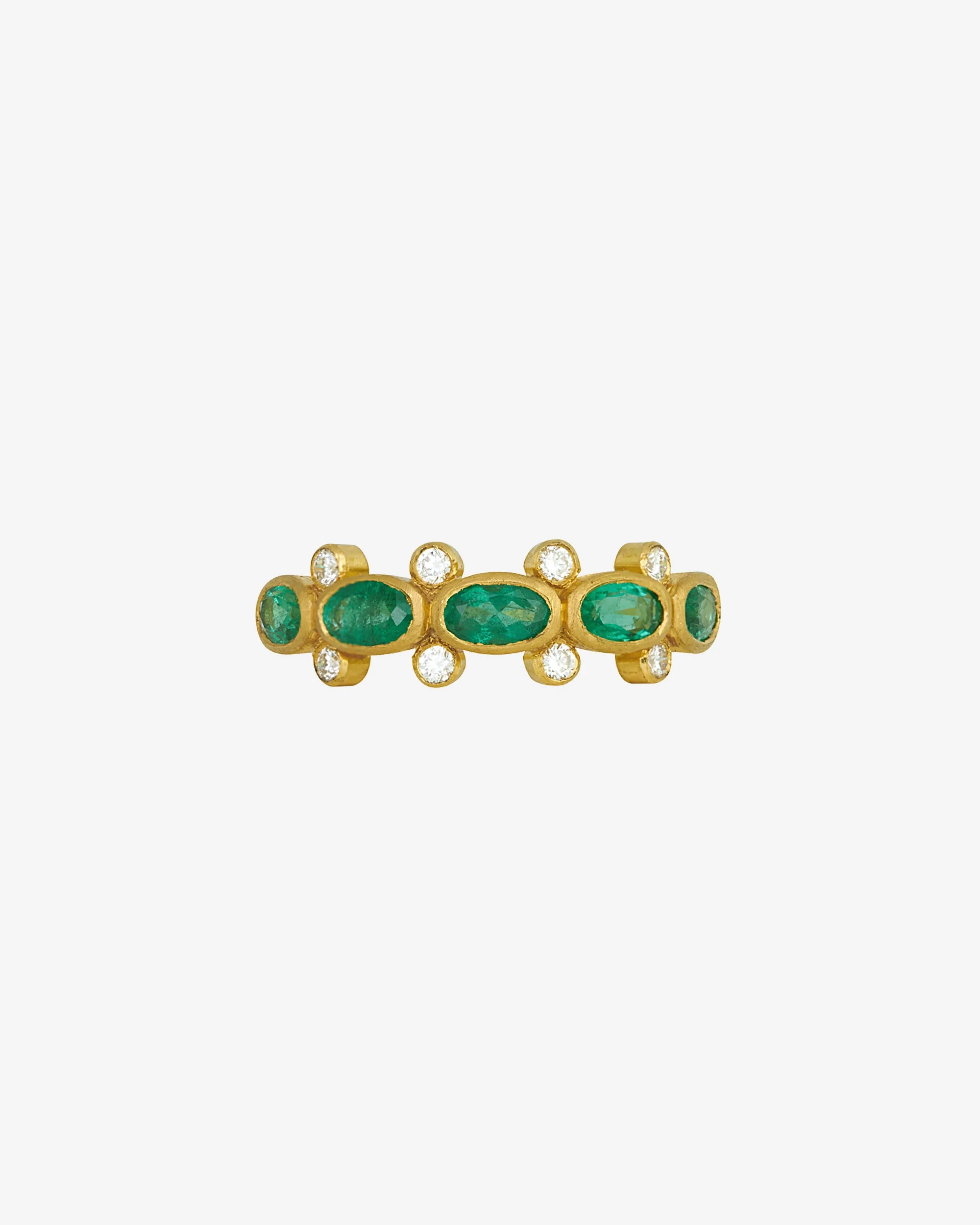 Topkapi Ring Emerald Diamond Solid Gold - Image 3