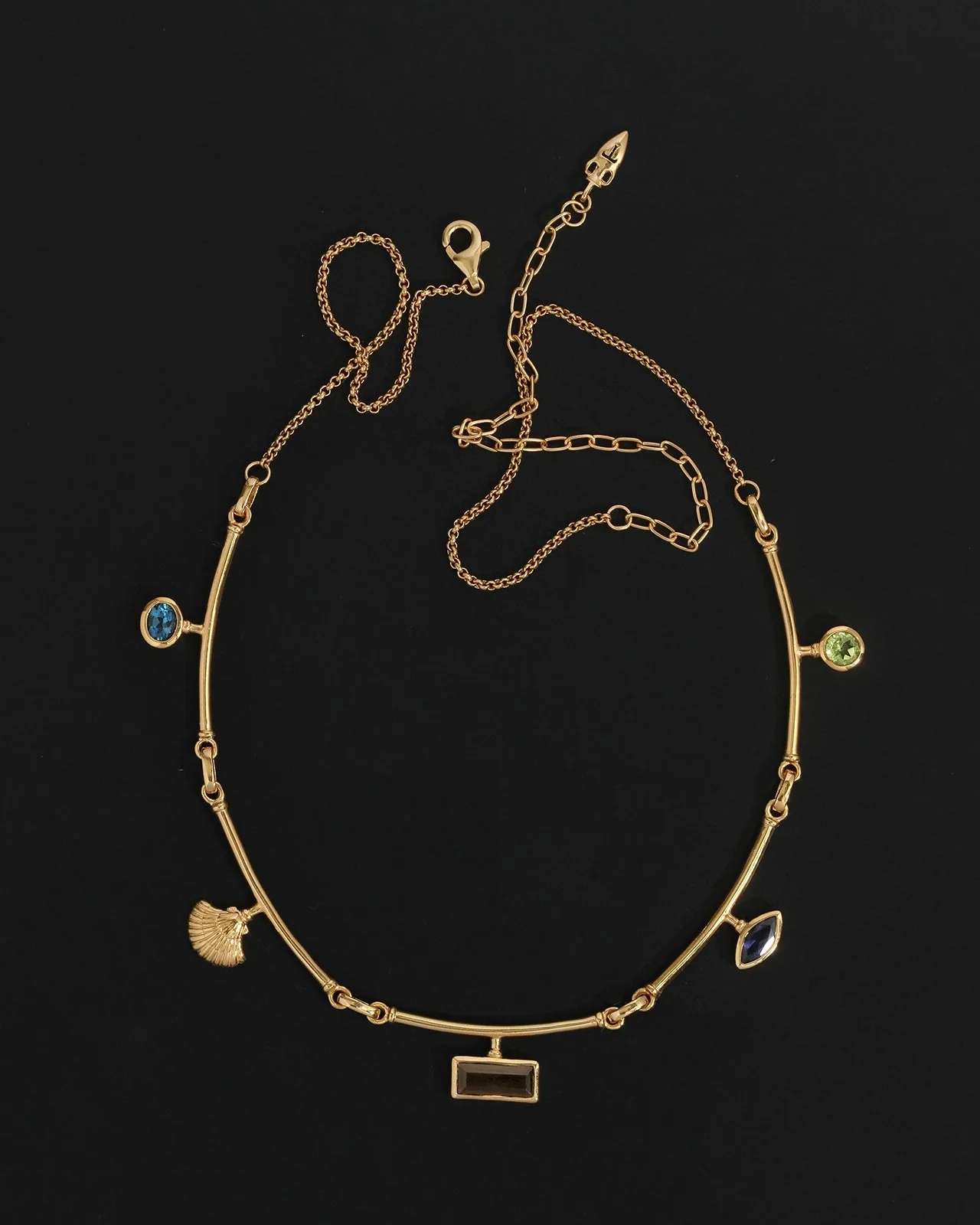 Ula Statement Necklace Gold Vermeil - Image 4