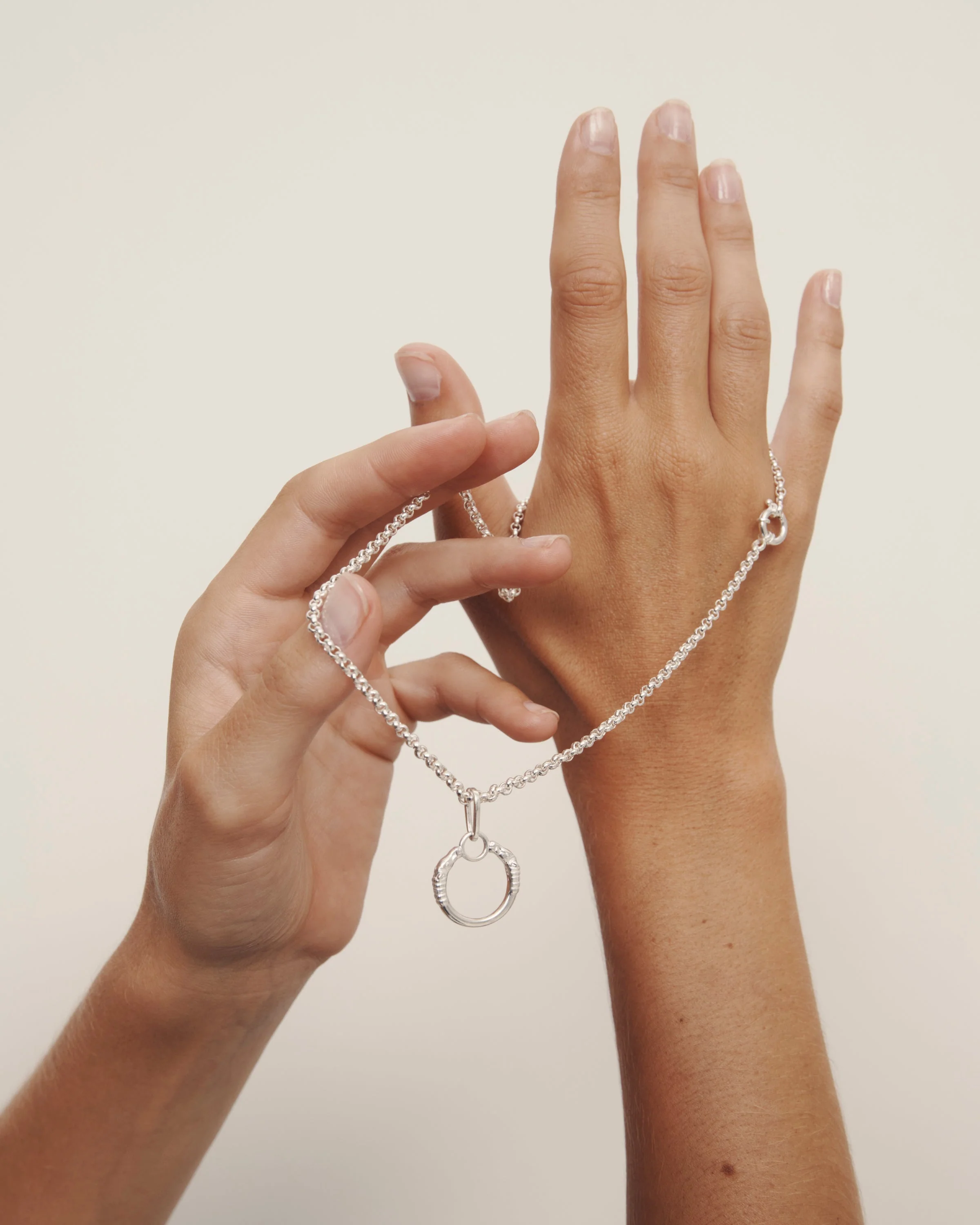 Valentino Necklace 4mm Silver - Image 3