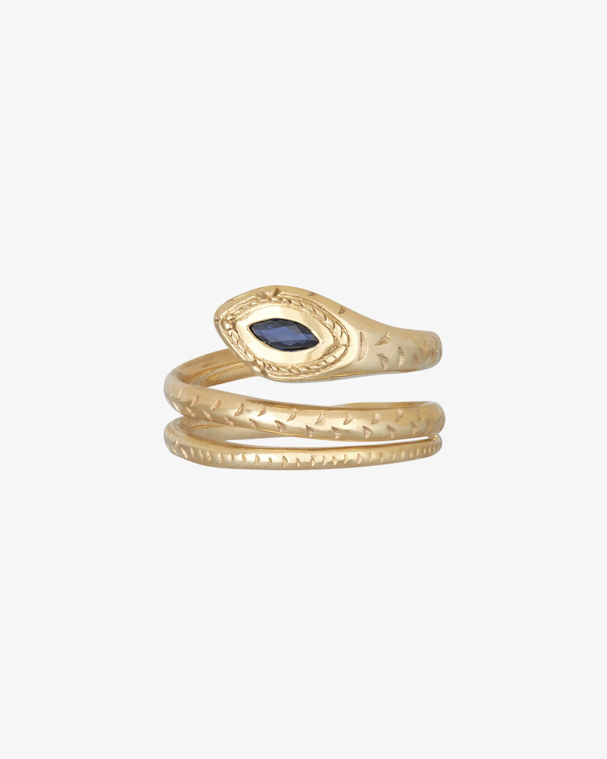 Valere Ring Blue Sapphire Solid Gold - Image 4