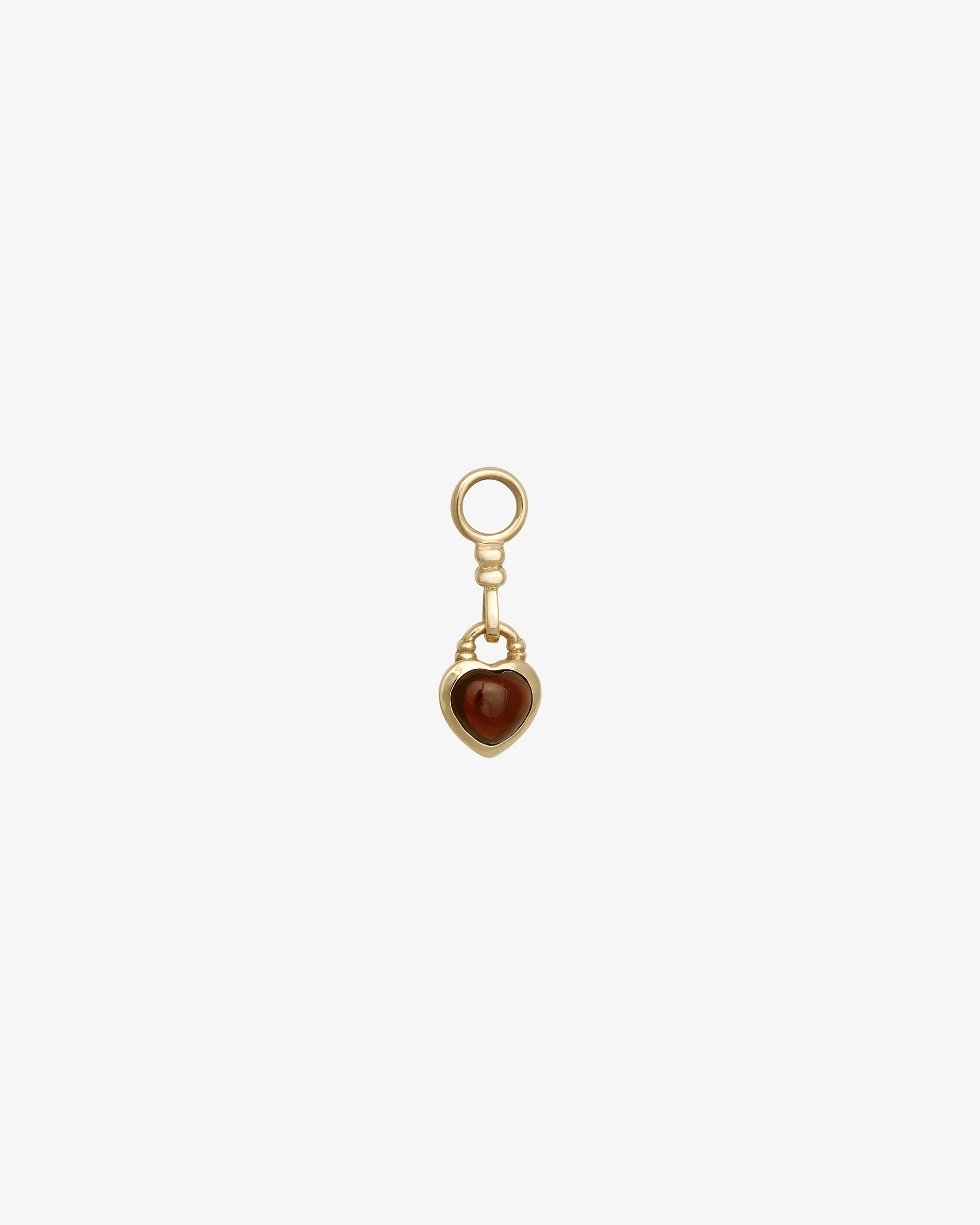 Venus Ear Charm Garnet Solid Gold