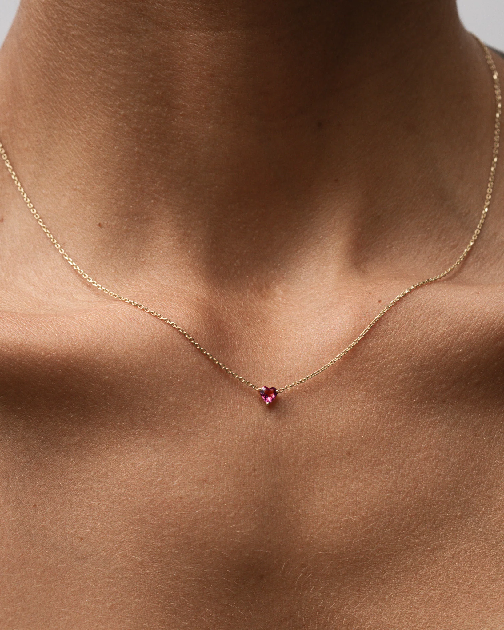 Venus Necklace Tourmaline Solid Gold - Image 3