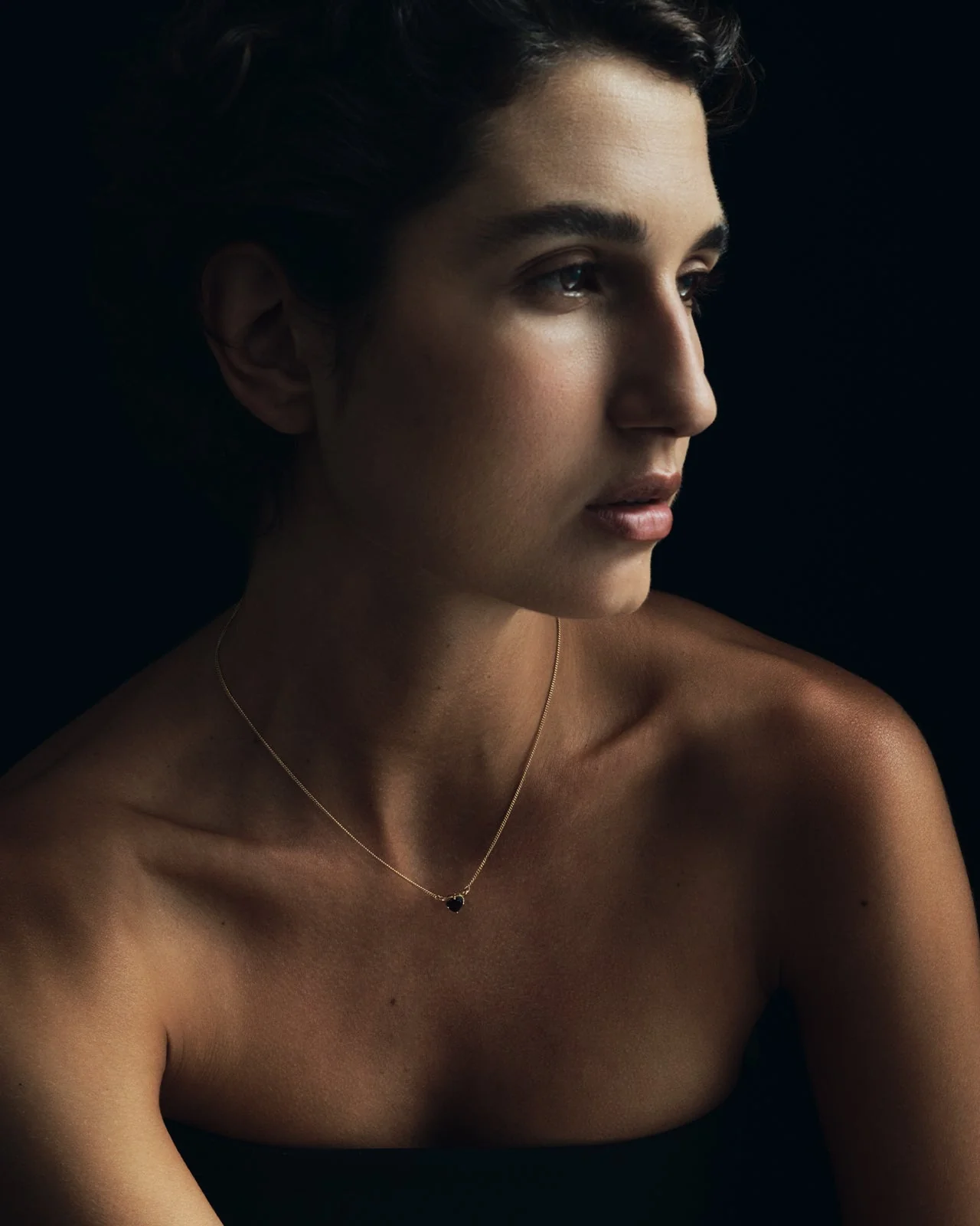 Venus Solitaire Necklace Gold Vermeil - Image 3