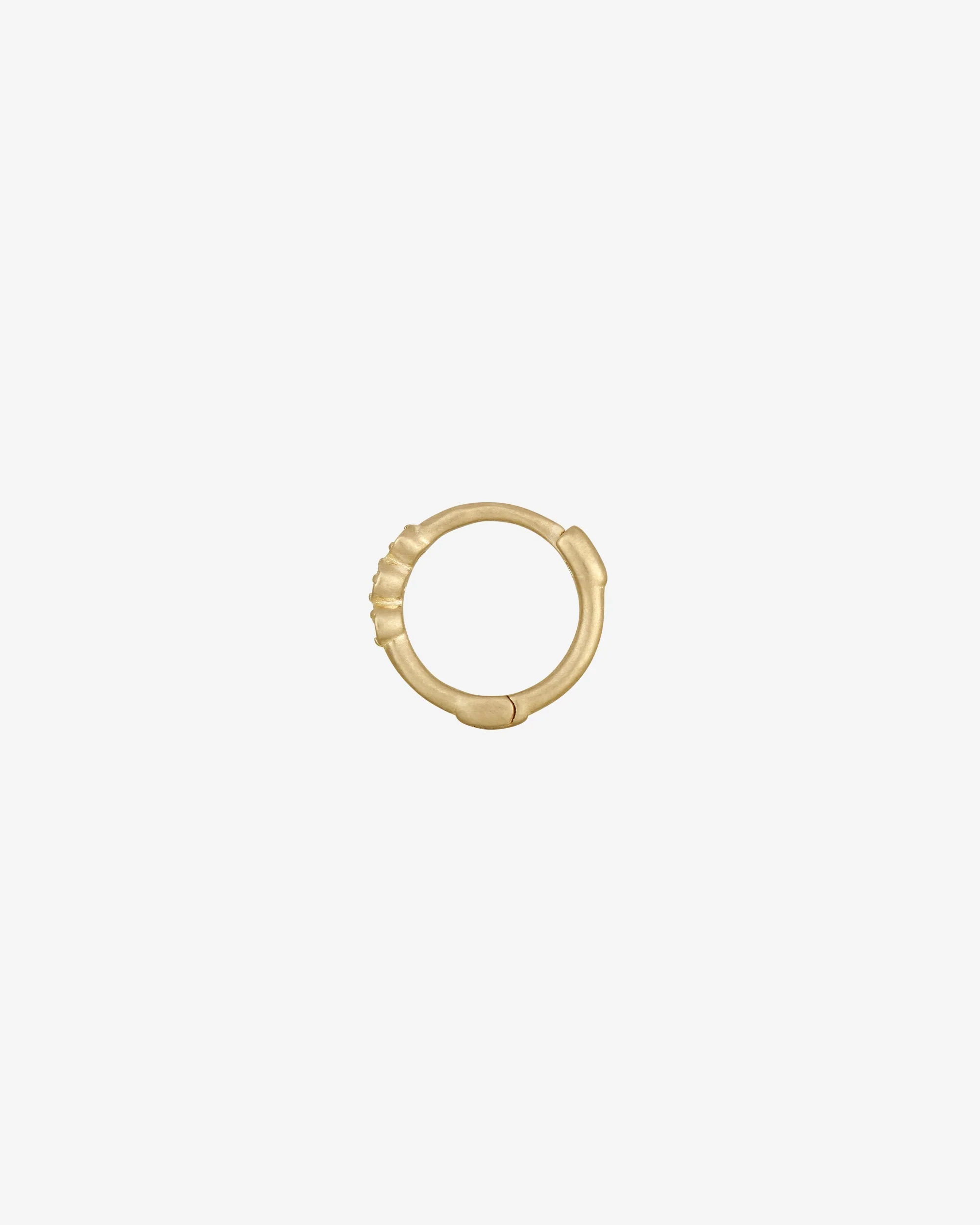 Vesper Single Huggie Diamond Solid Gold - Image 3