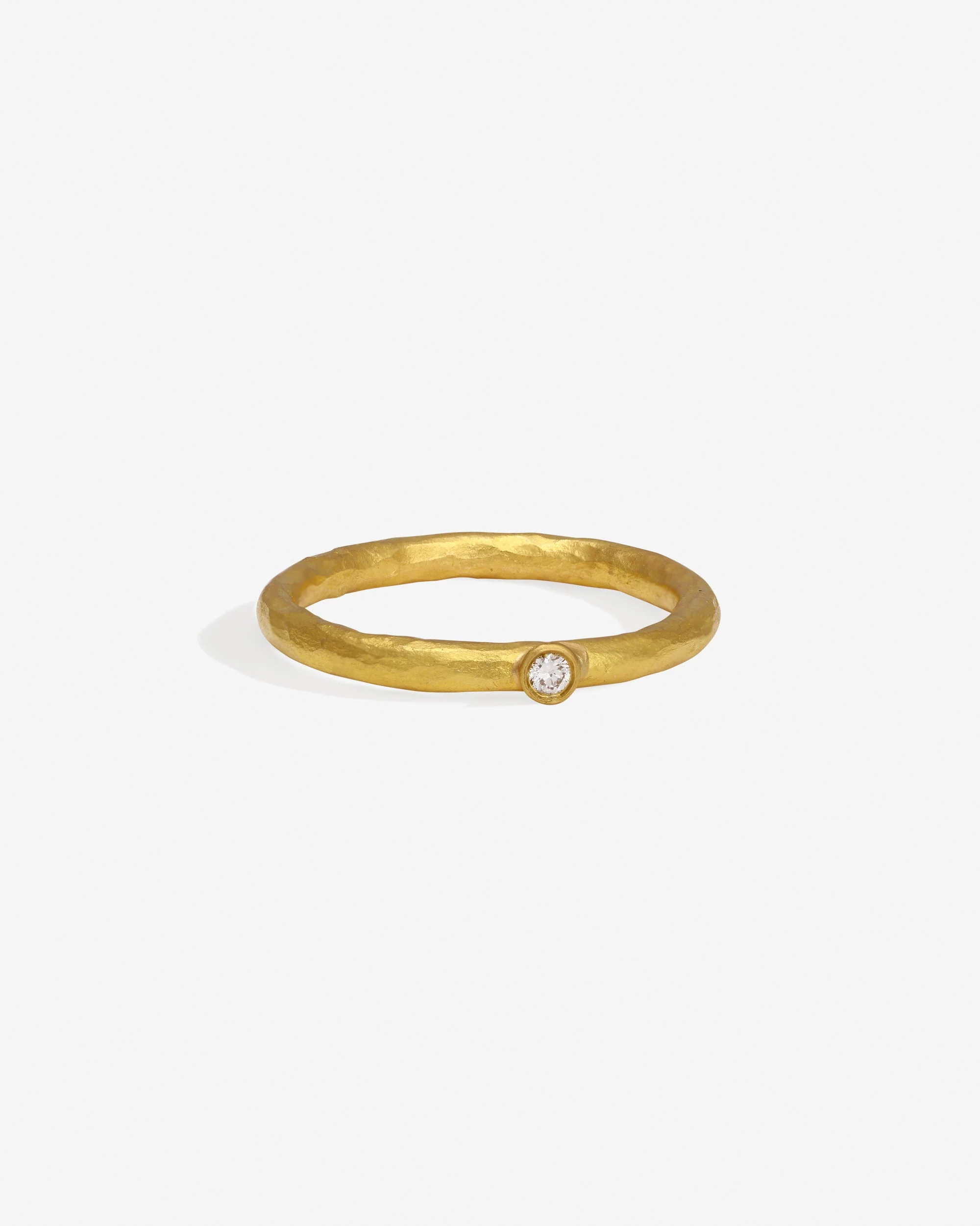 Vesper Solitaire Ring Diamond Solid Gold