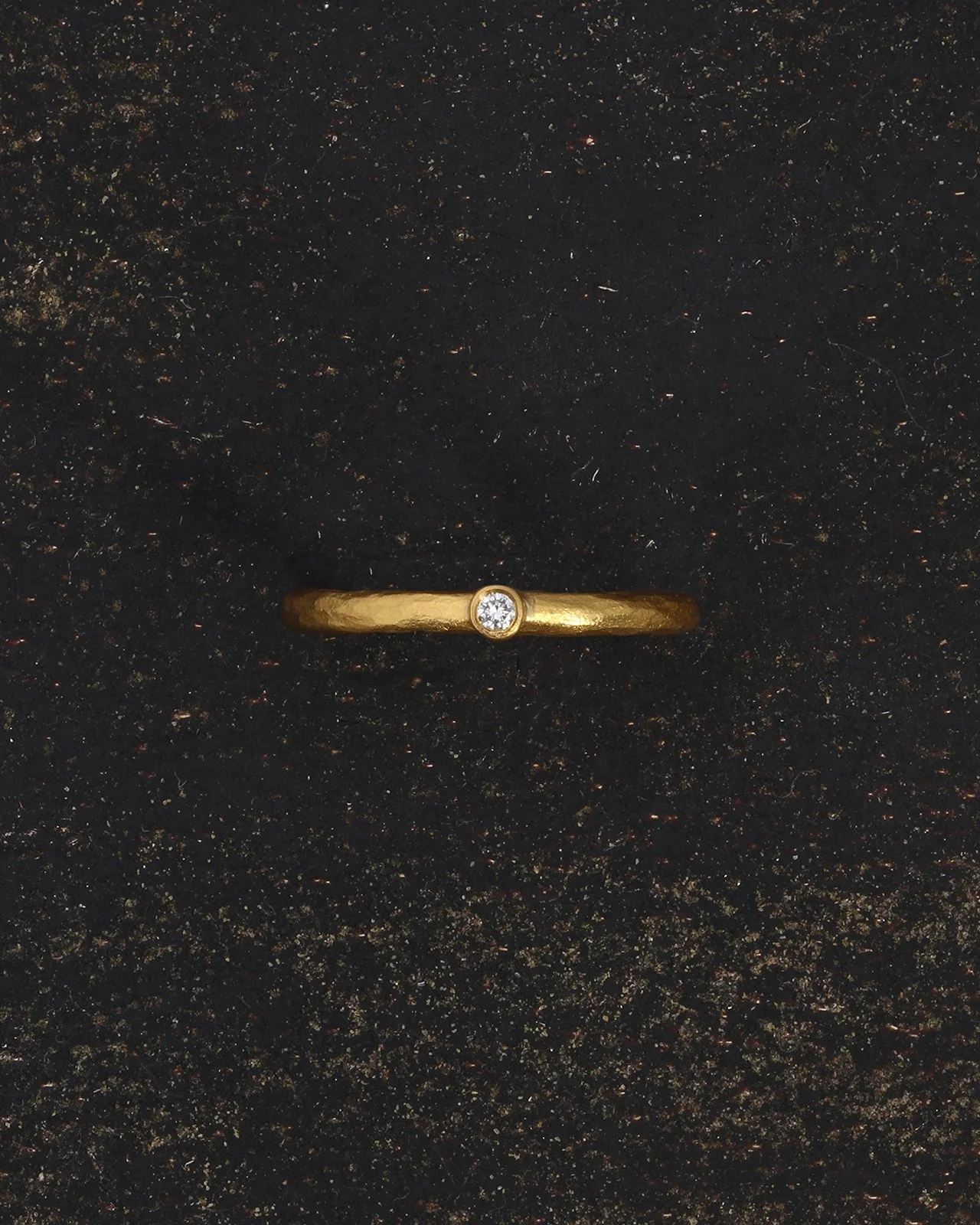 Vesper Solitaire Ring Diamond Solid Gold - Image 3