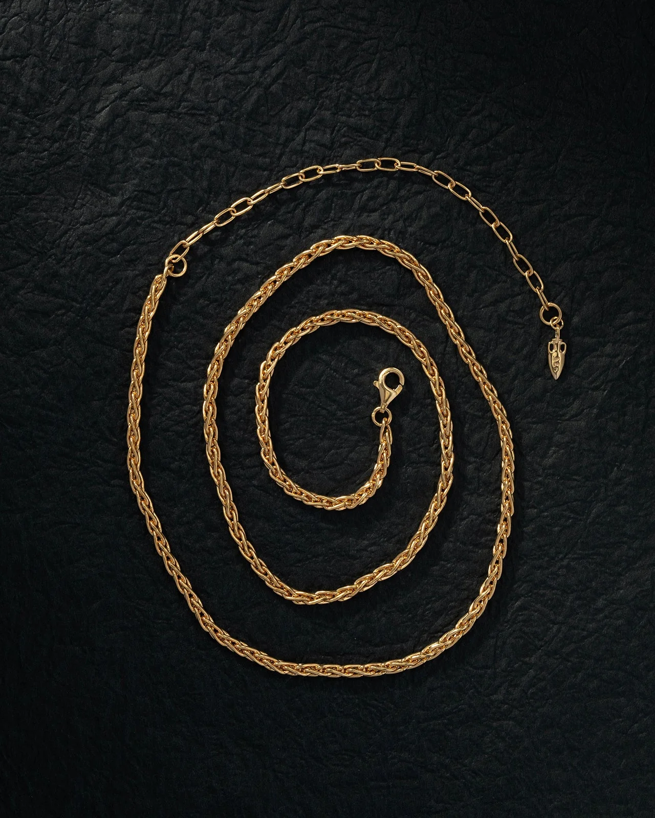 Wheat Chain Gold Vermeil - Image 2