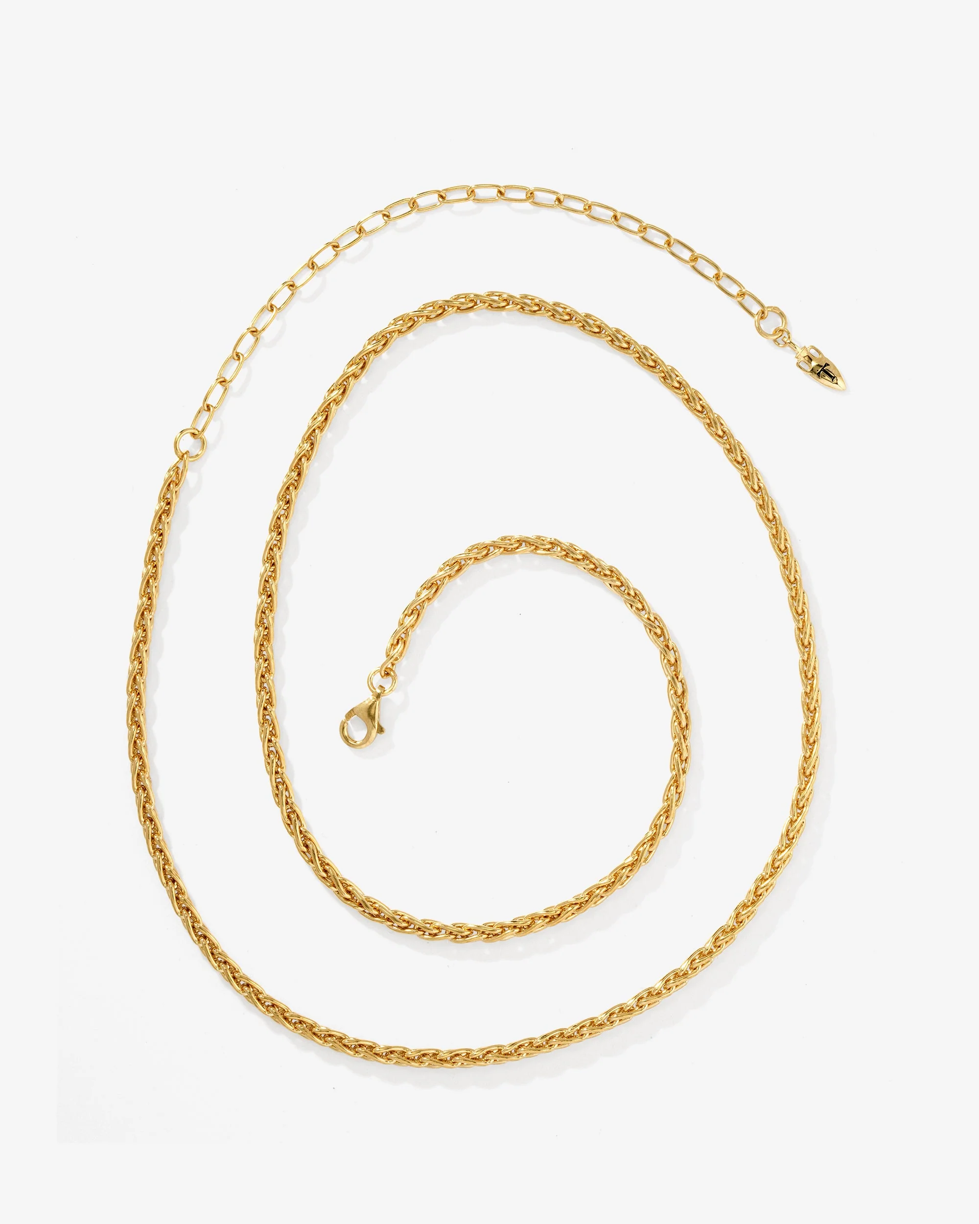 Wheat Chain Gold Vermeil - Image 3